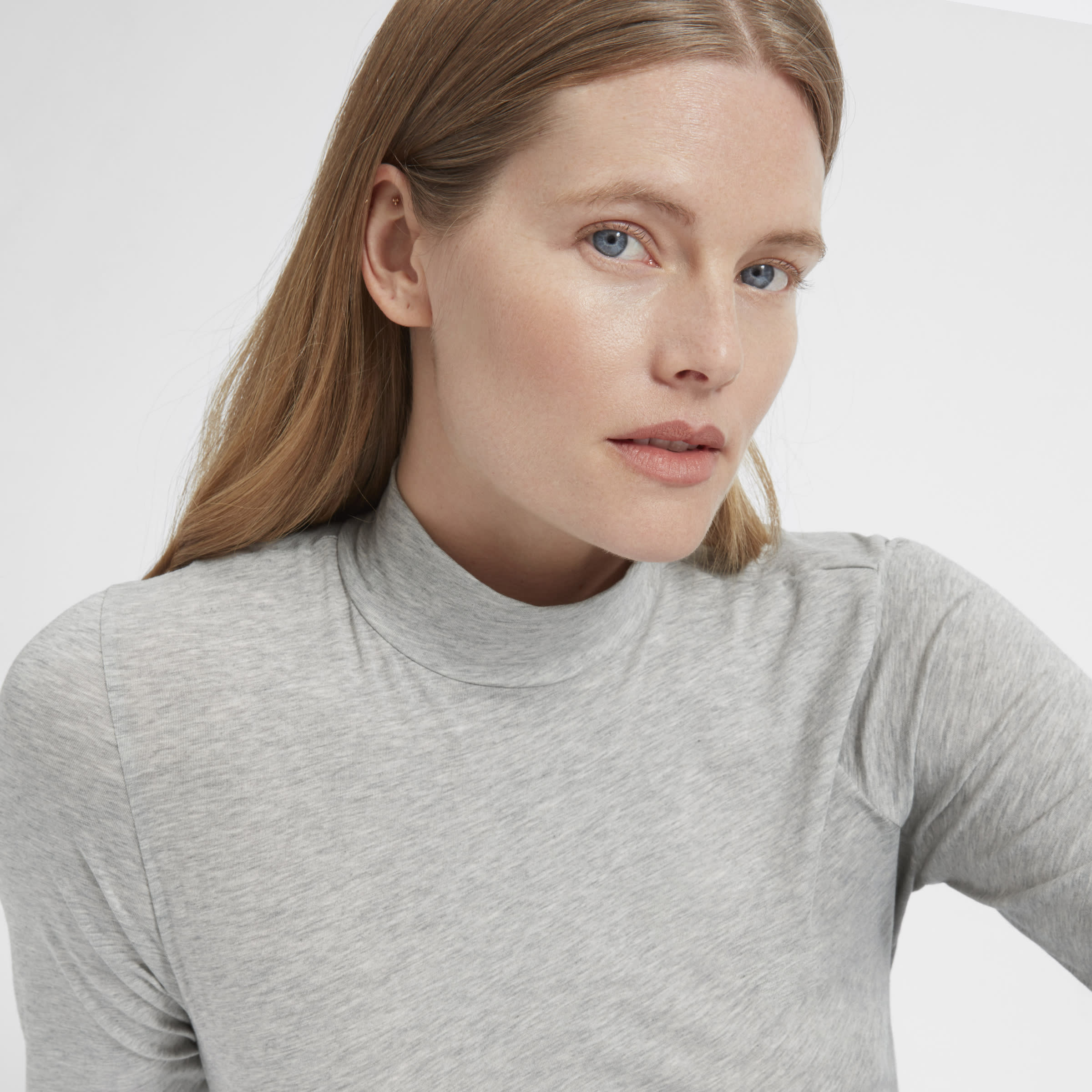 Everlane pima shop stretch turtleneck