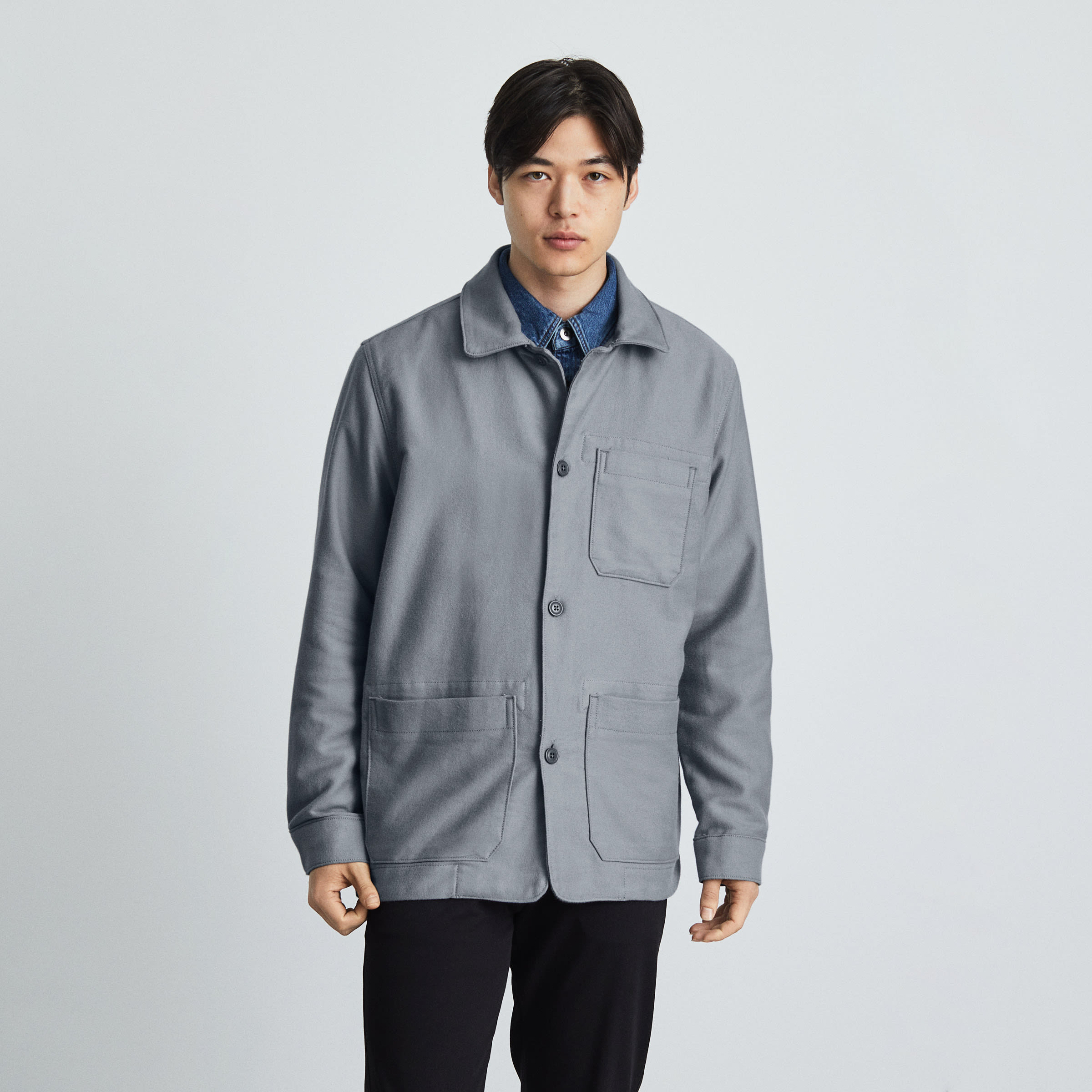 grey chore jacket