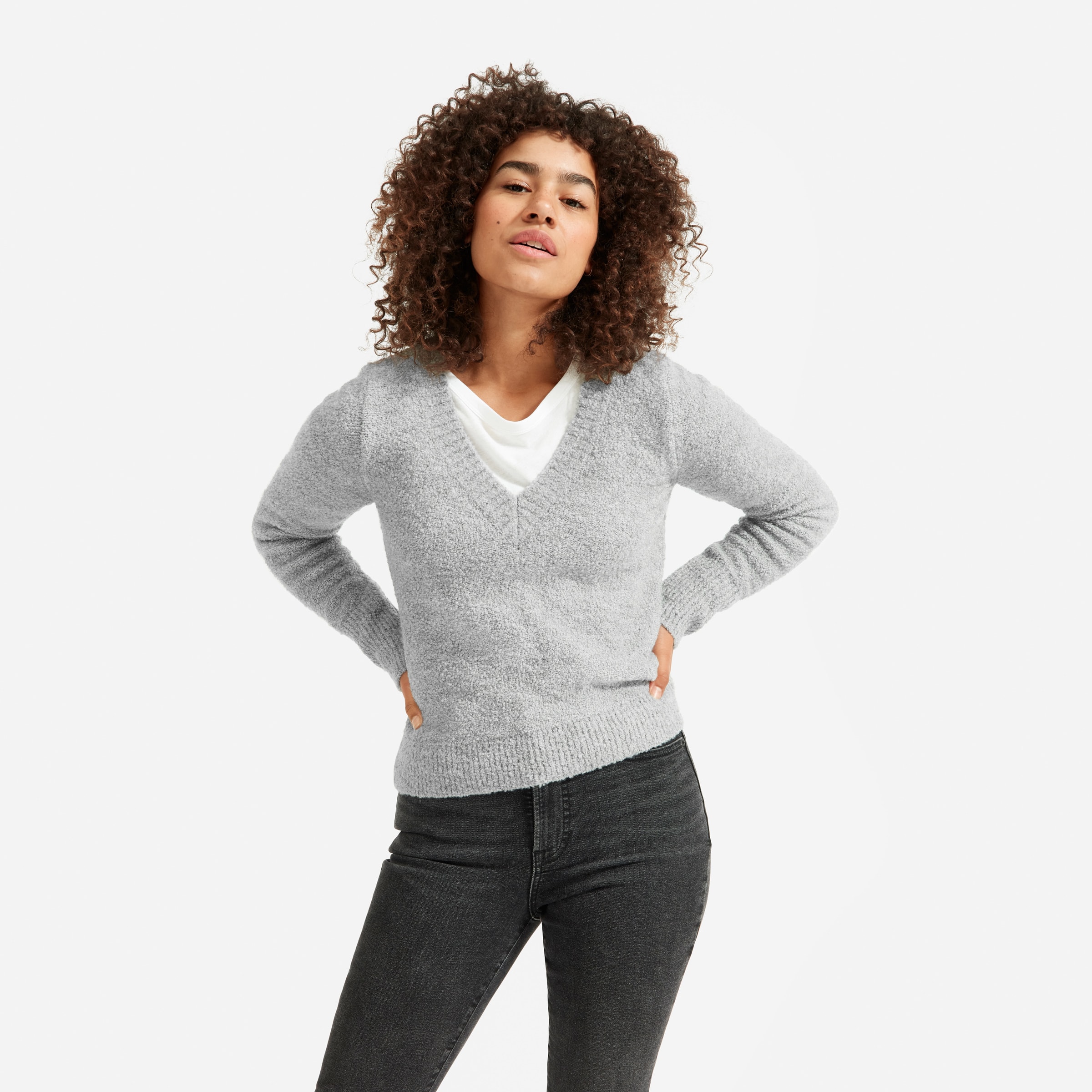 everlane teddy crew neck sweater