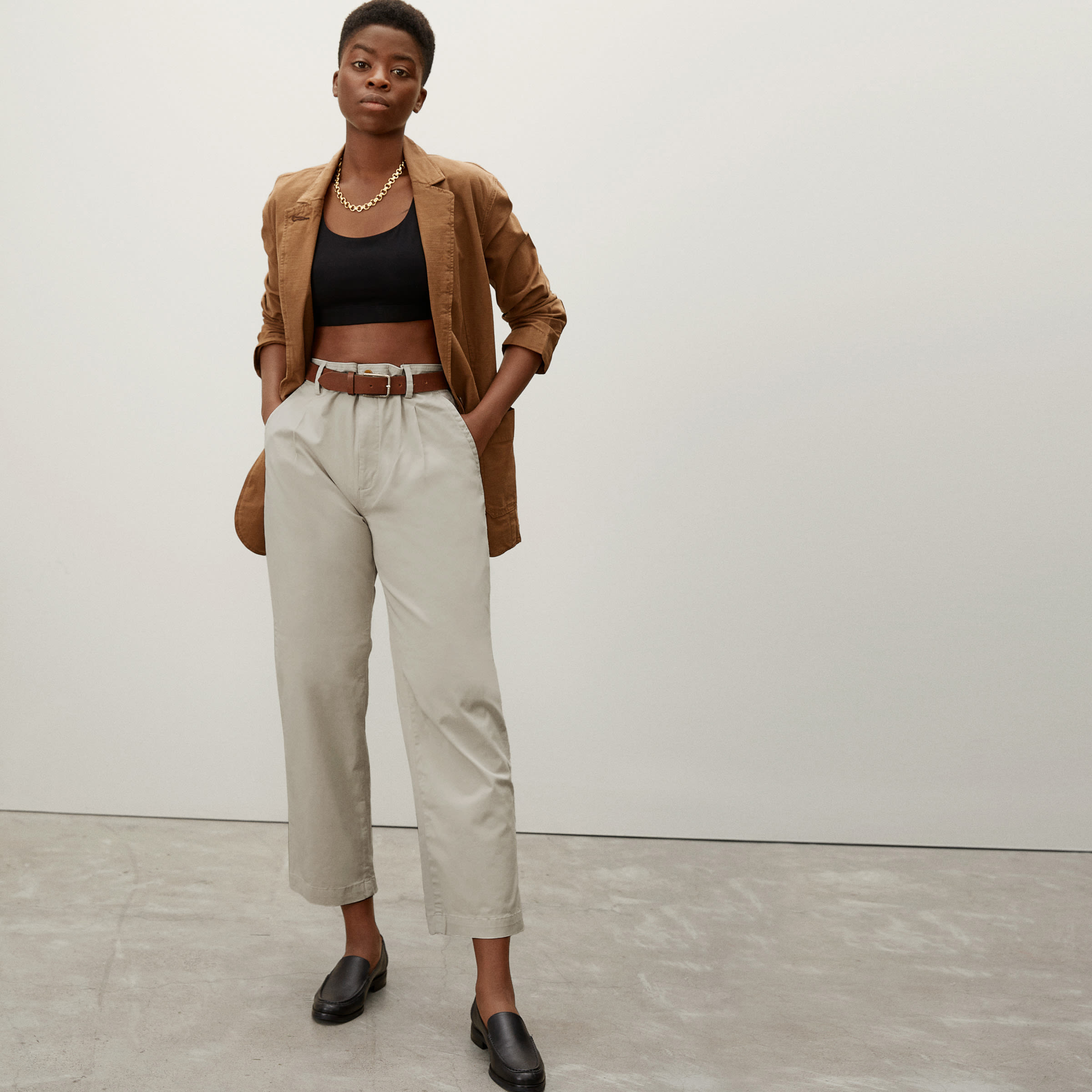 The Pleated Chino Sandstone – Everlane