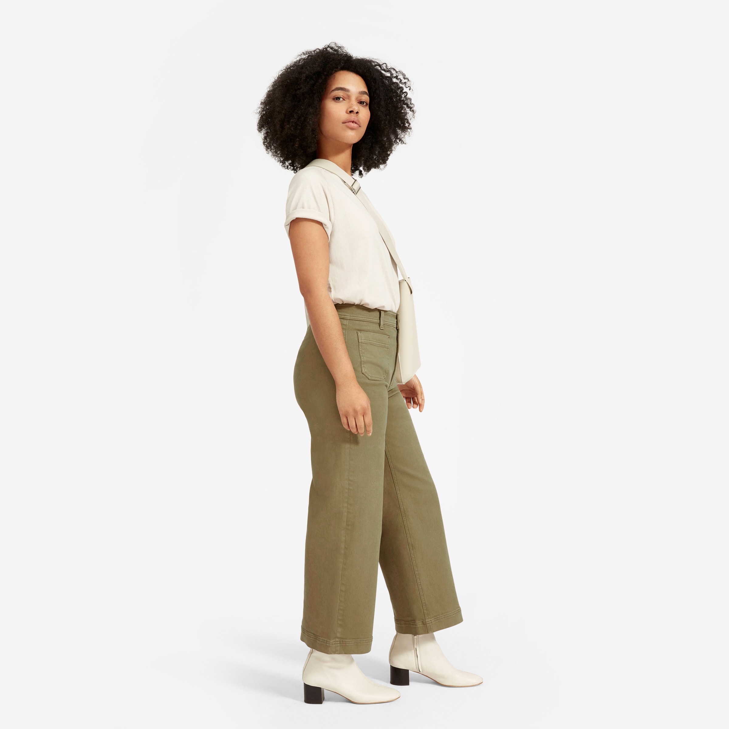 The Wide-Leg Crop Patch Pocket Pant 