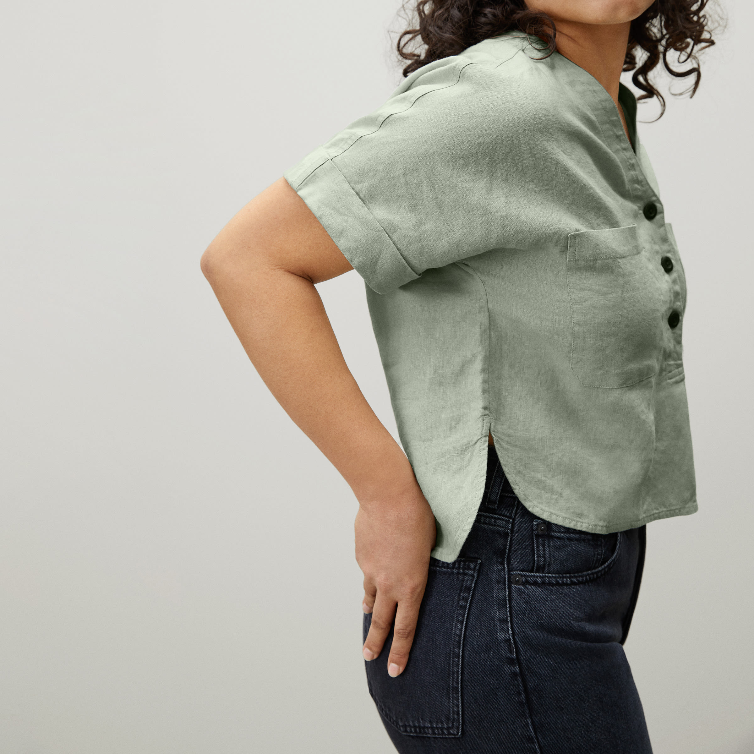 Everlane linen outlet sweater