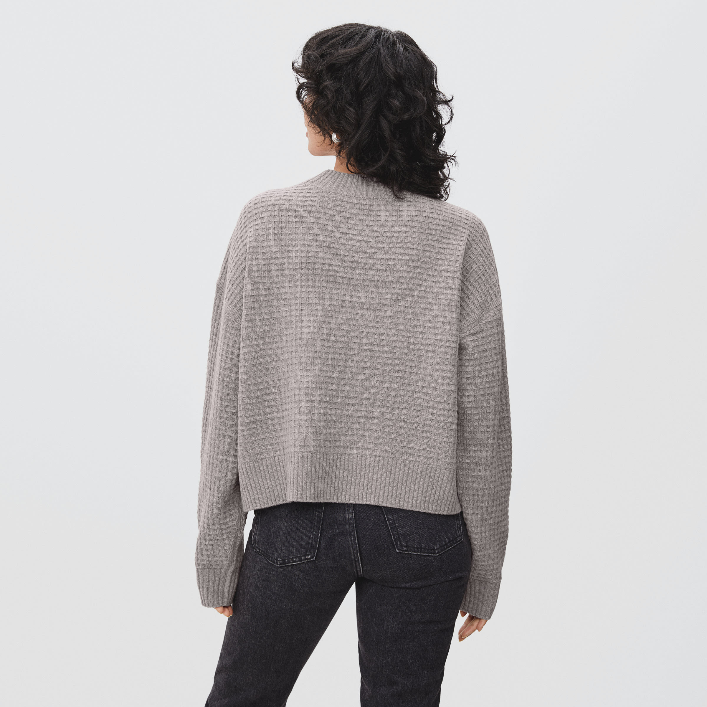 Everlane new arrivals waffle sweater