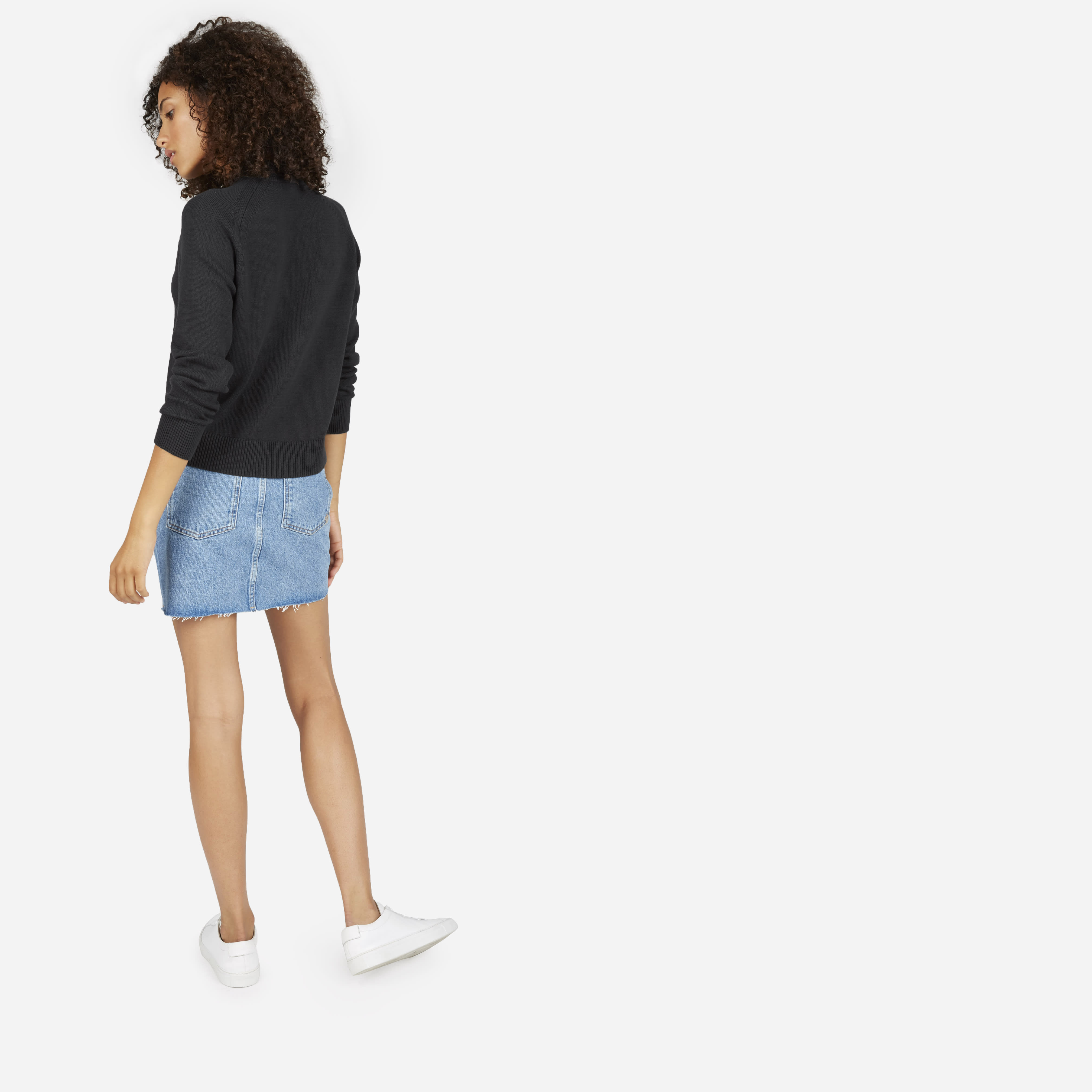 Everlane mock neck best sale sweatshirt