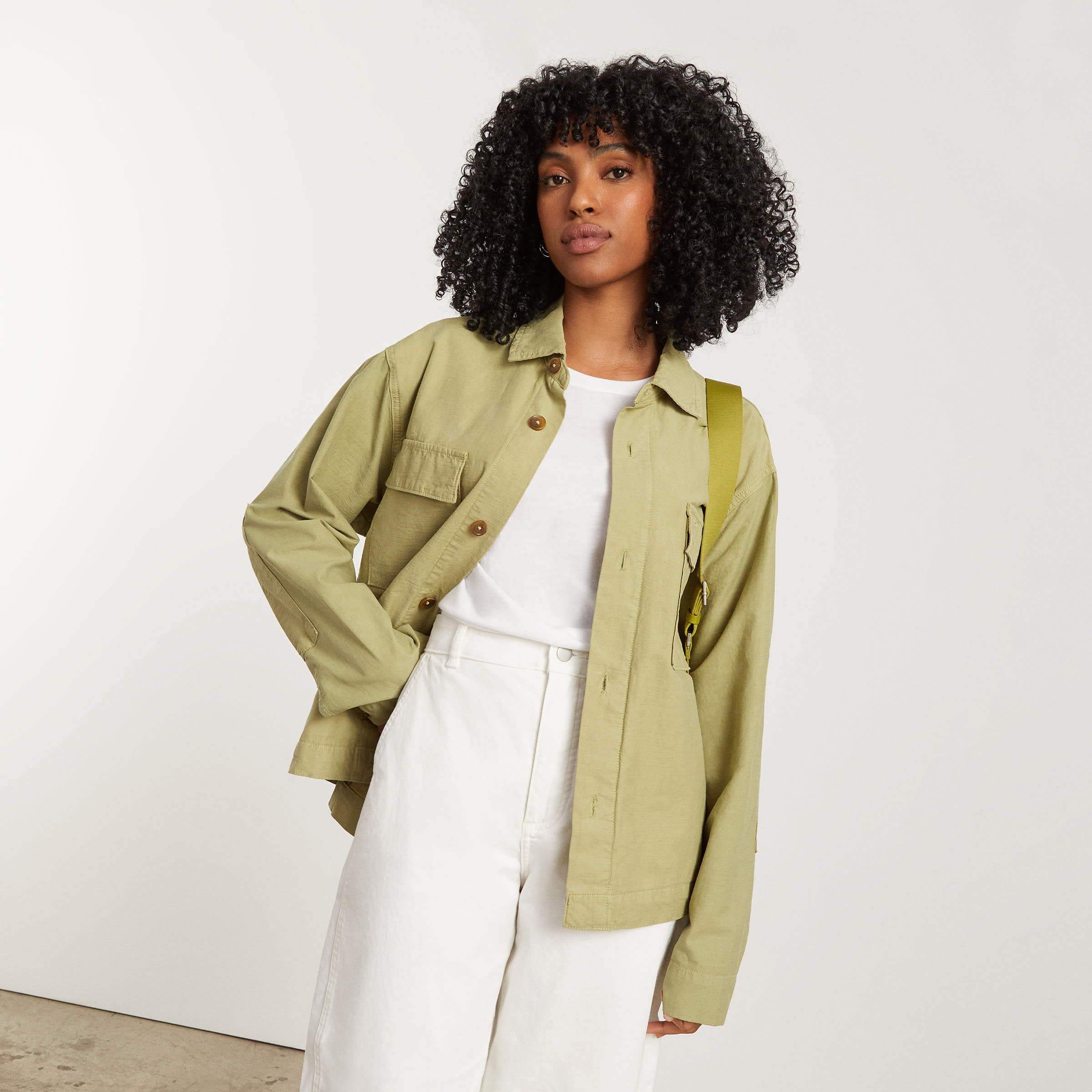 everlane shirt jacket