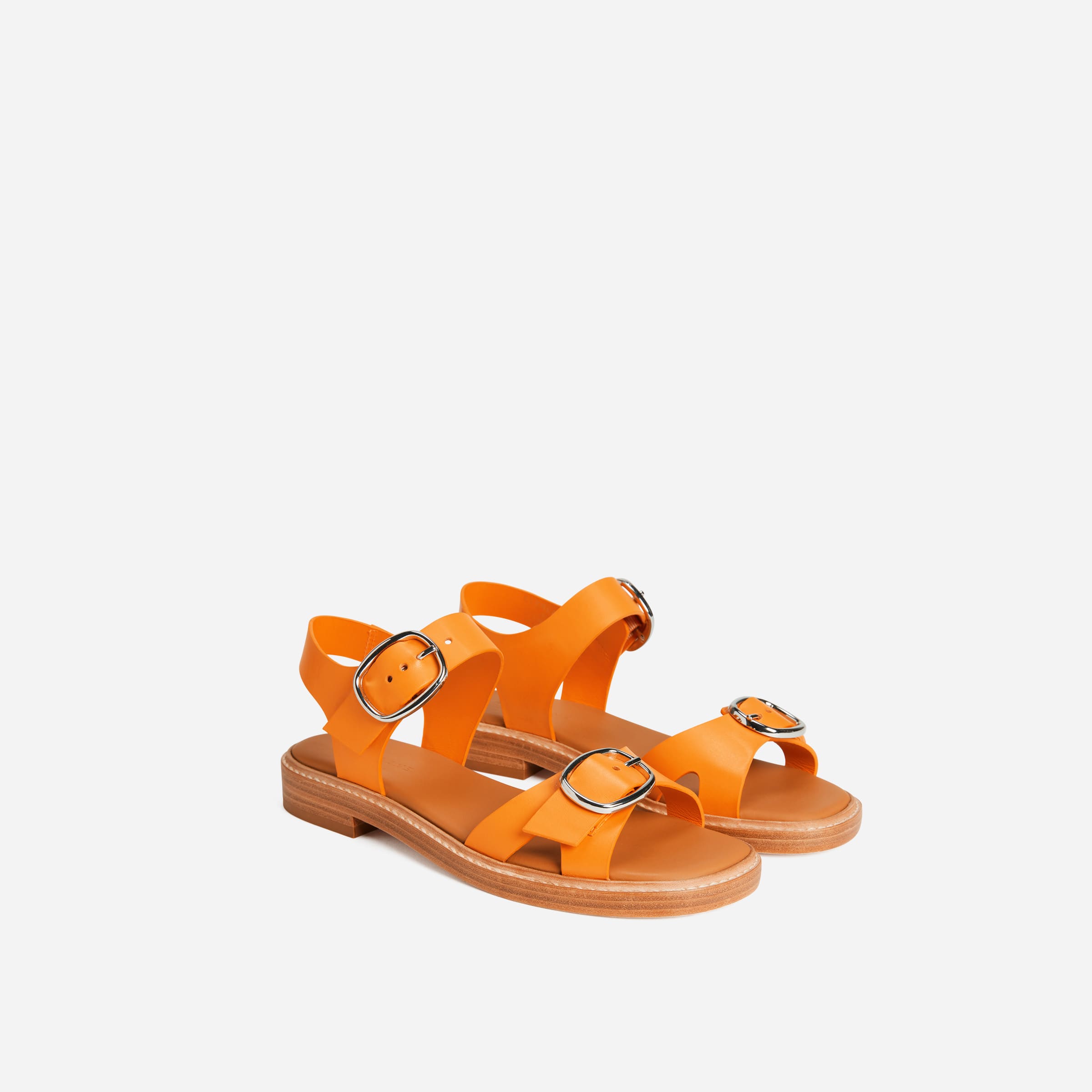 The Twin Buckle Sandal Black – Everlane