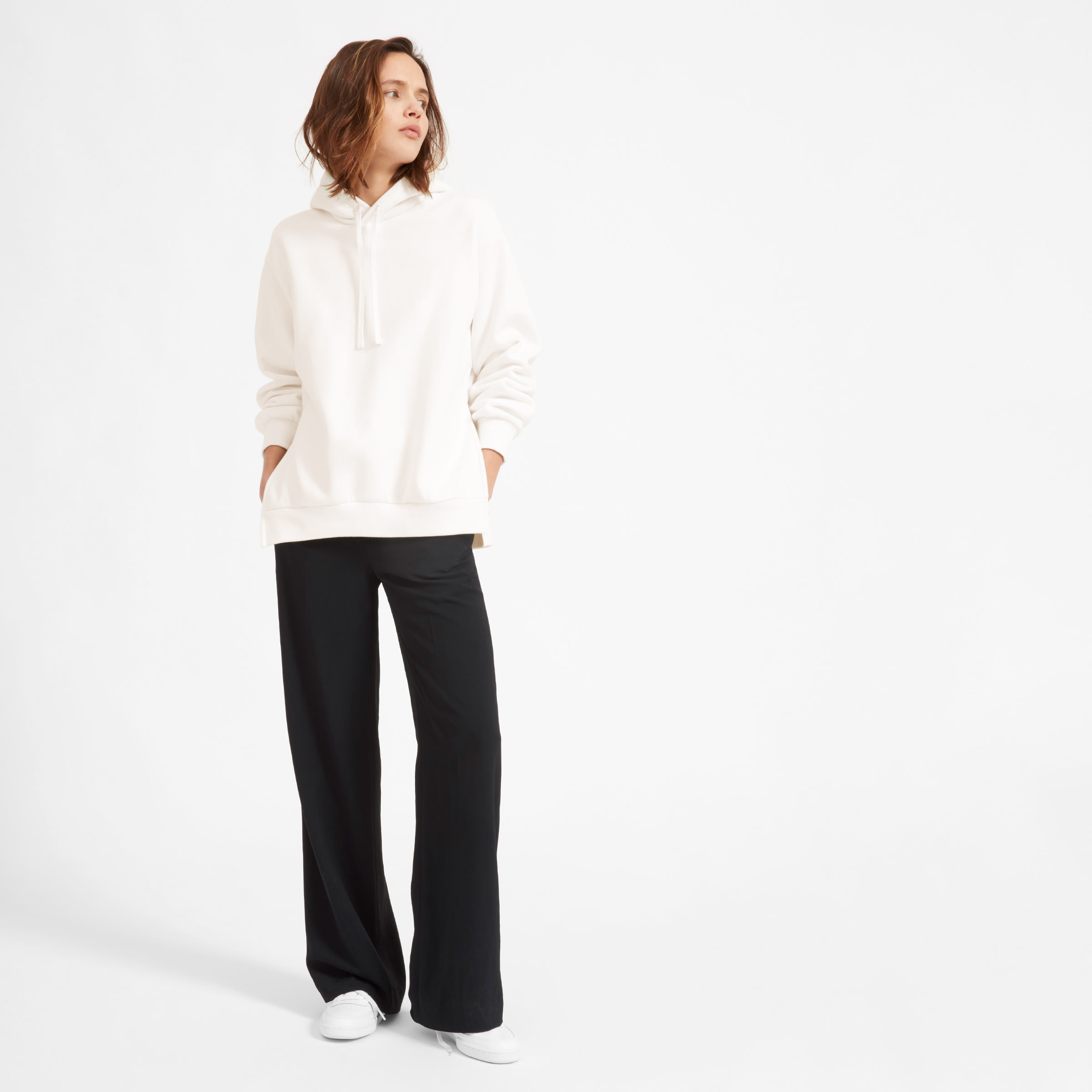 everlane fleece hoodie