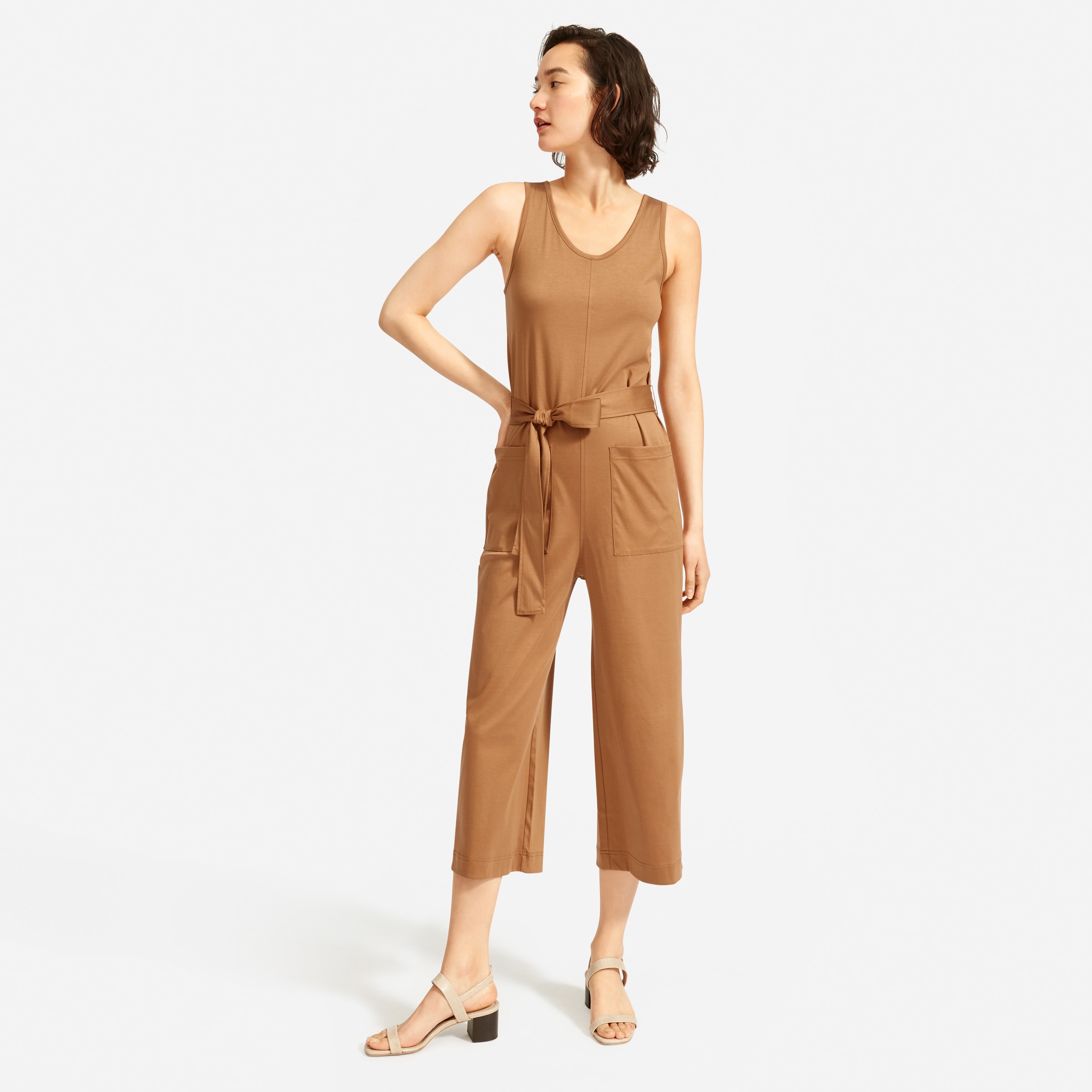Everlane luxe cotton jumpsuit review Clearance