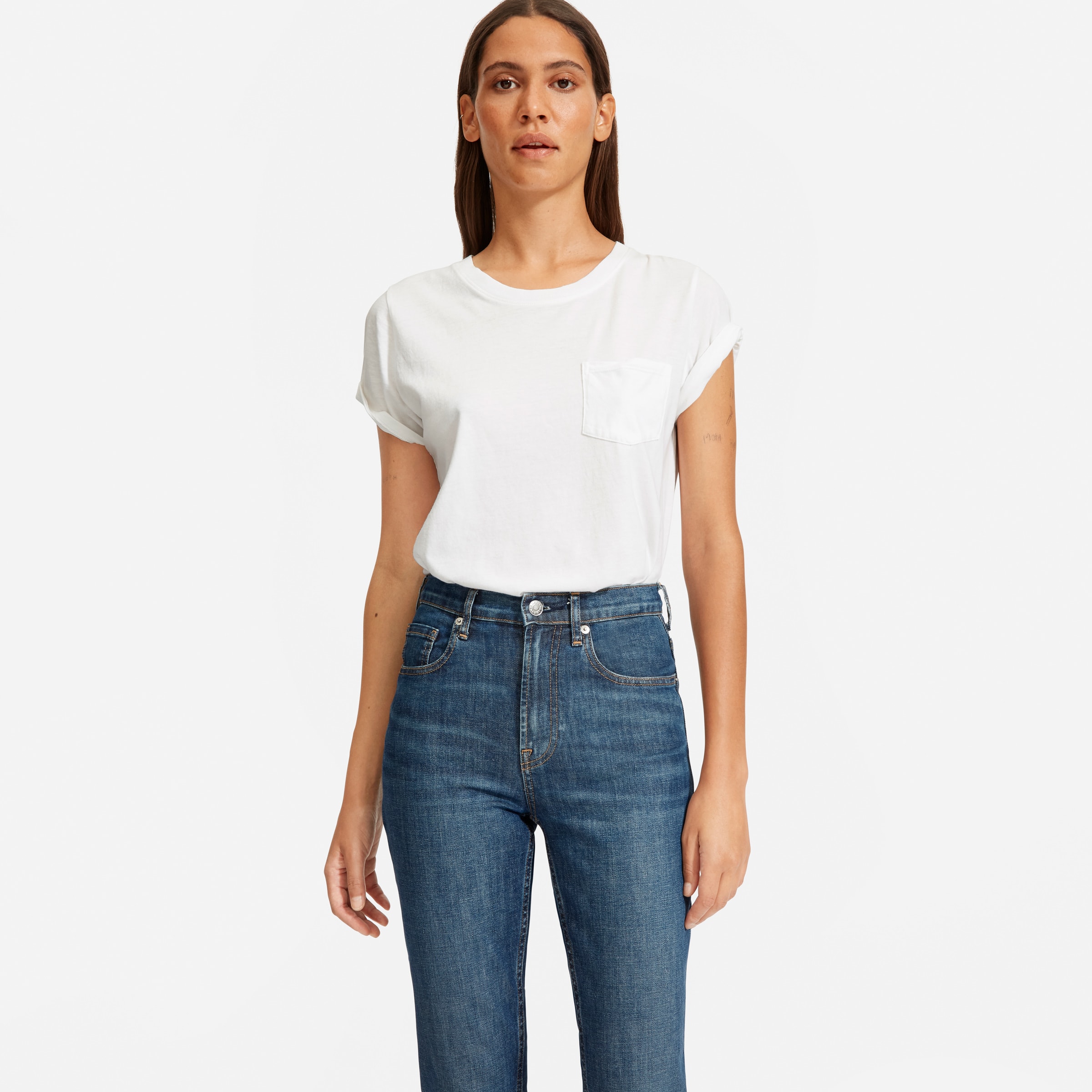 everlane cheeky straight ankle jean