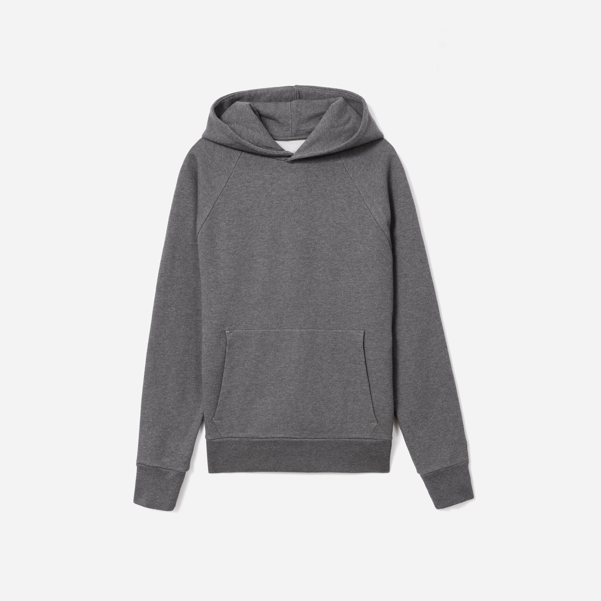 The Track Hoodie Dark Heather Grey Everlane