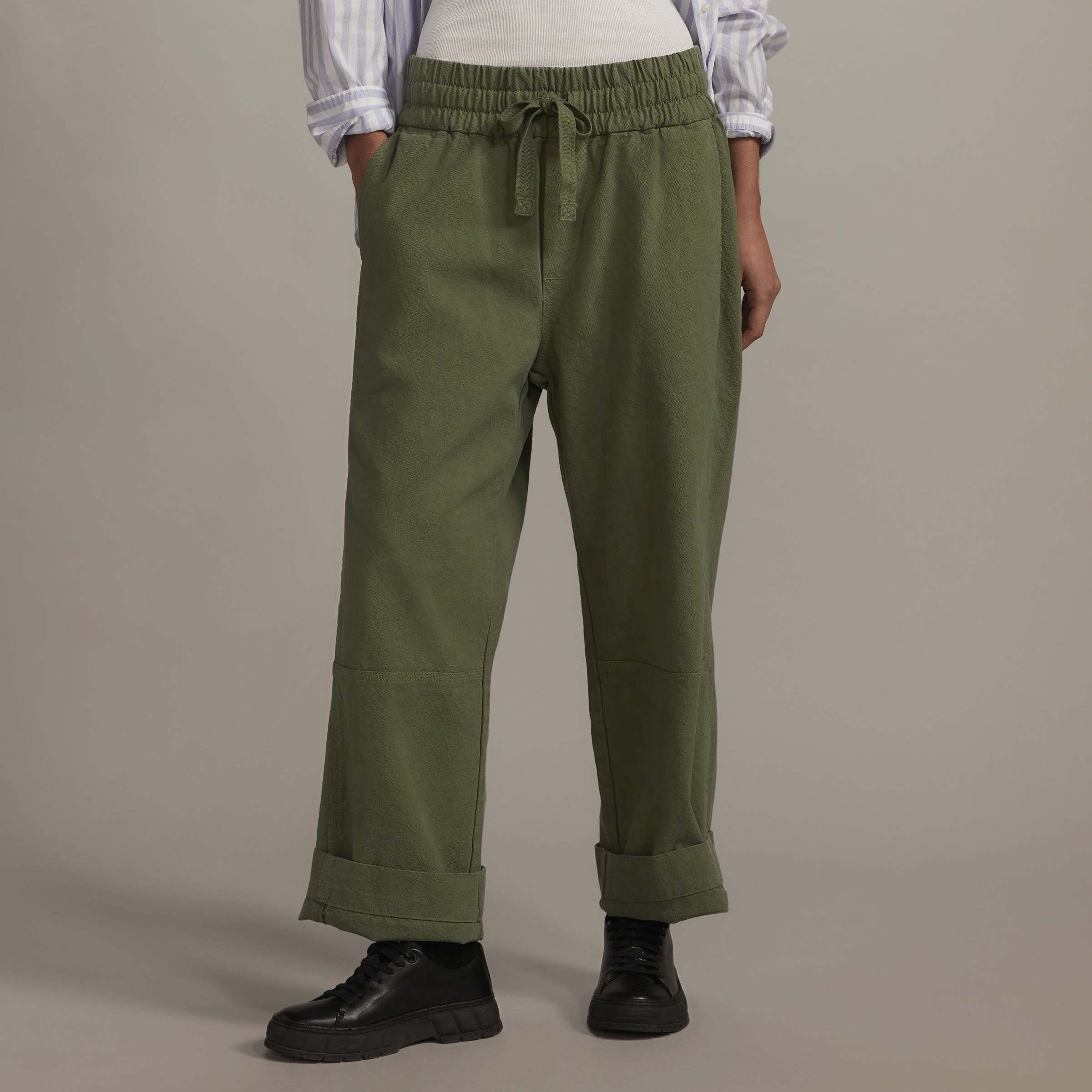 The 70's trousers - Coffee - Organic Cotton - Sézane