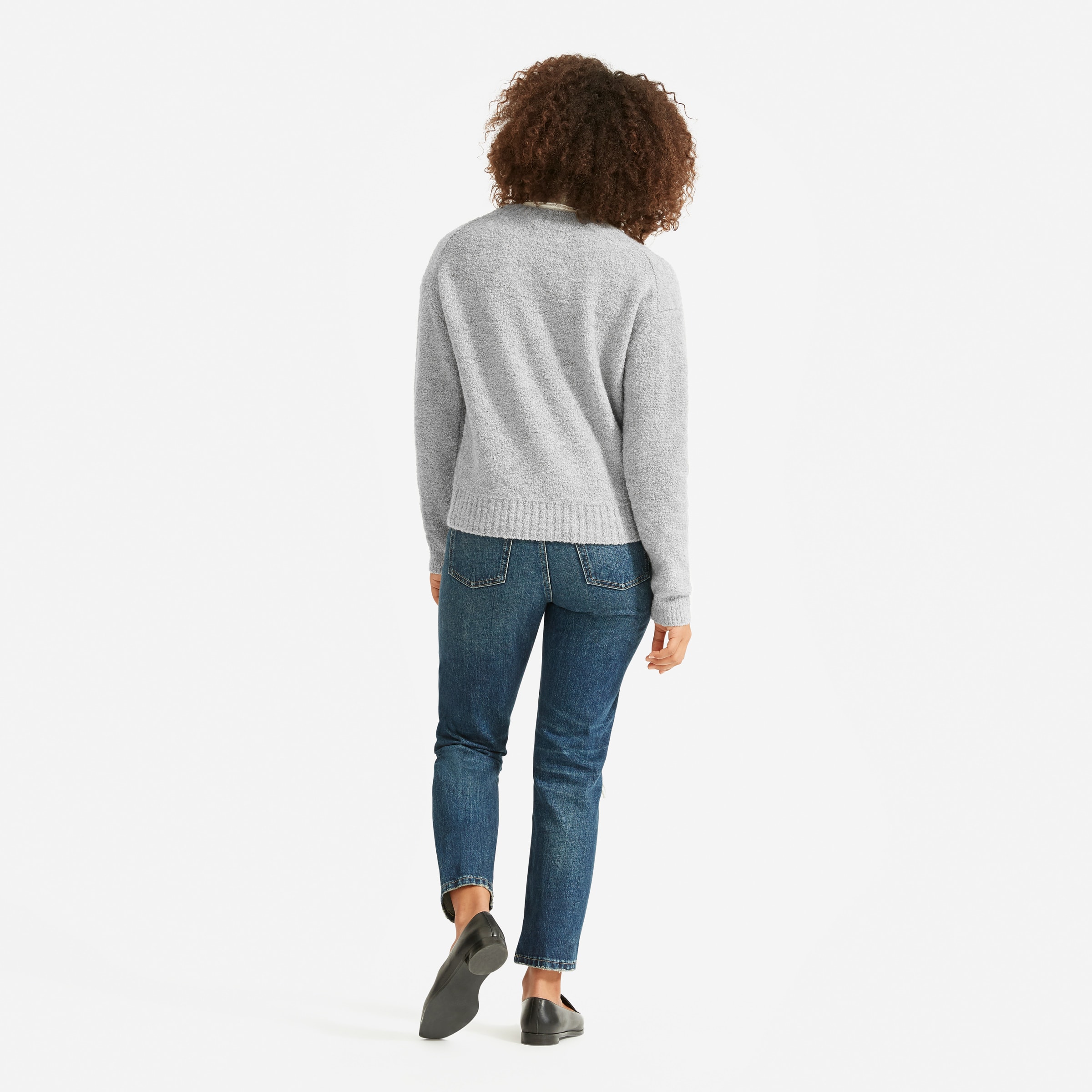 Everlane teddy crew neck hot sale sweater
