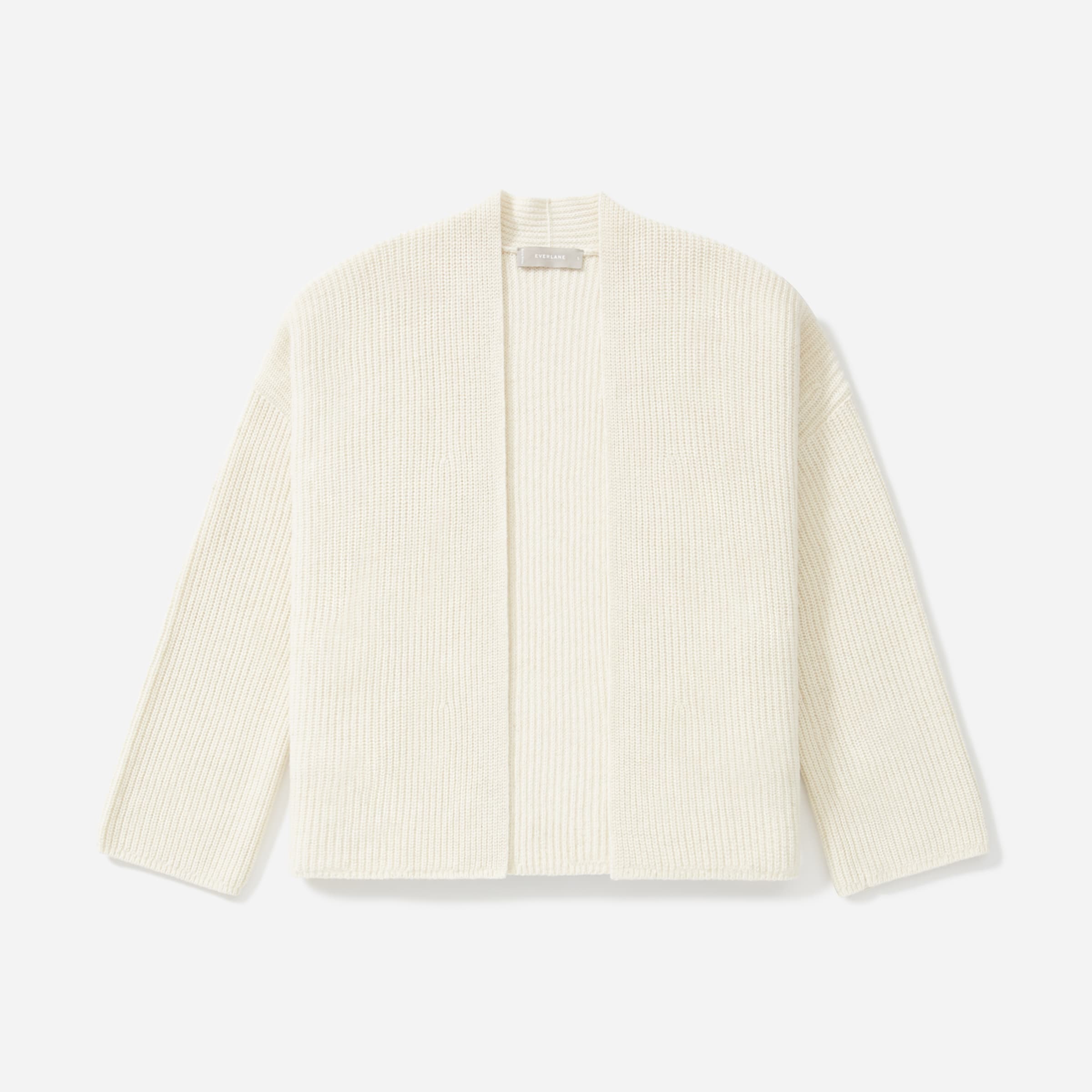 everlane twisted merino cardigan