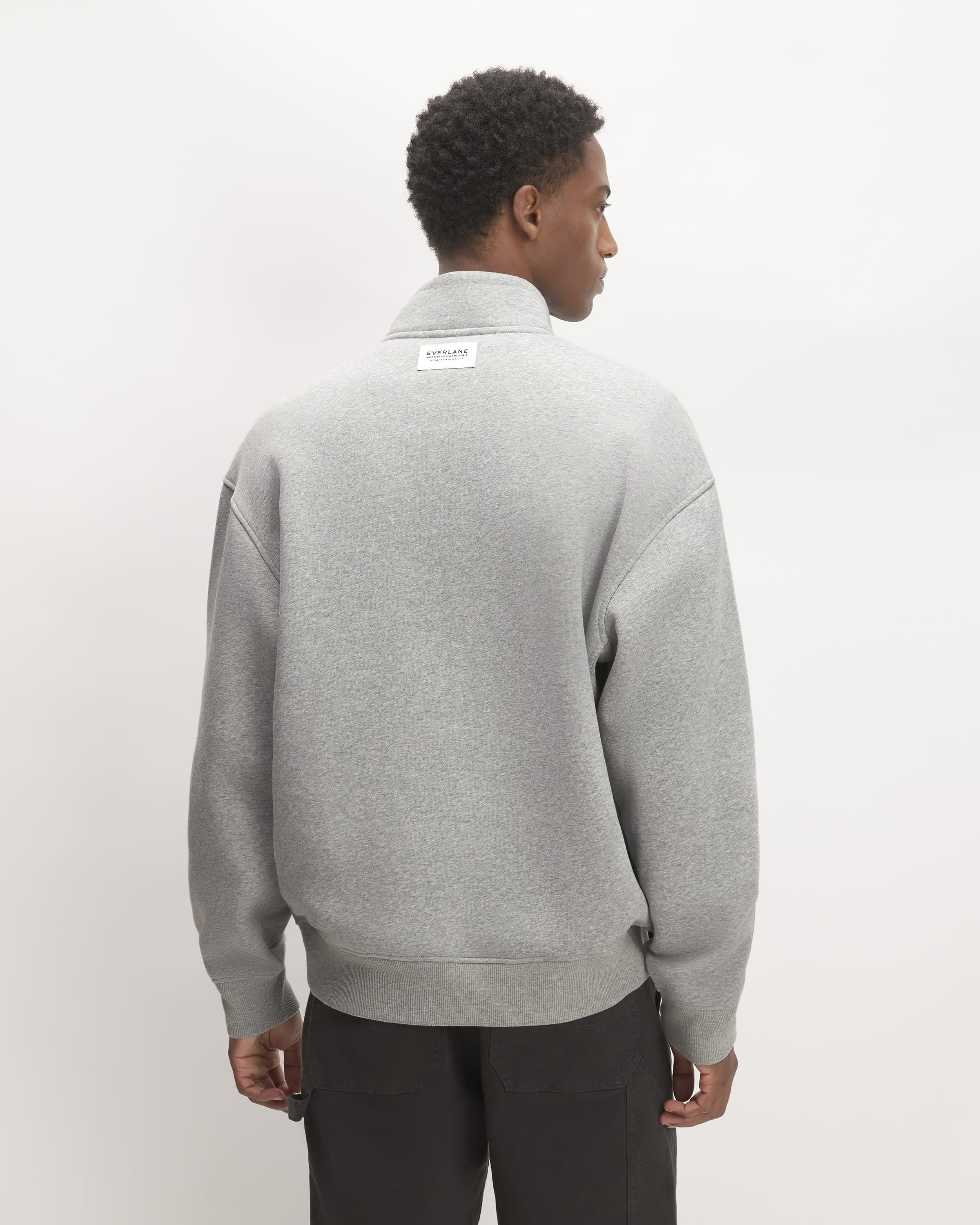 Everlane half best sale zip sweatshirt