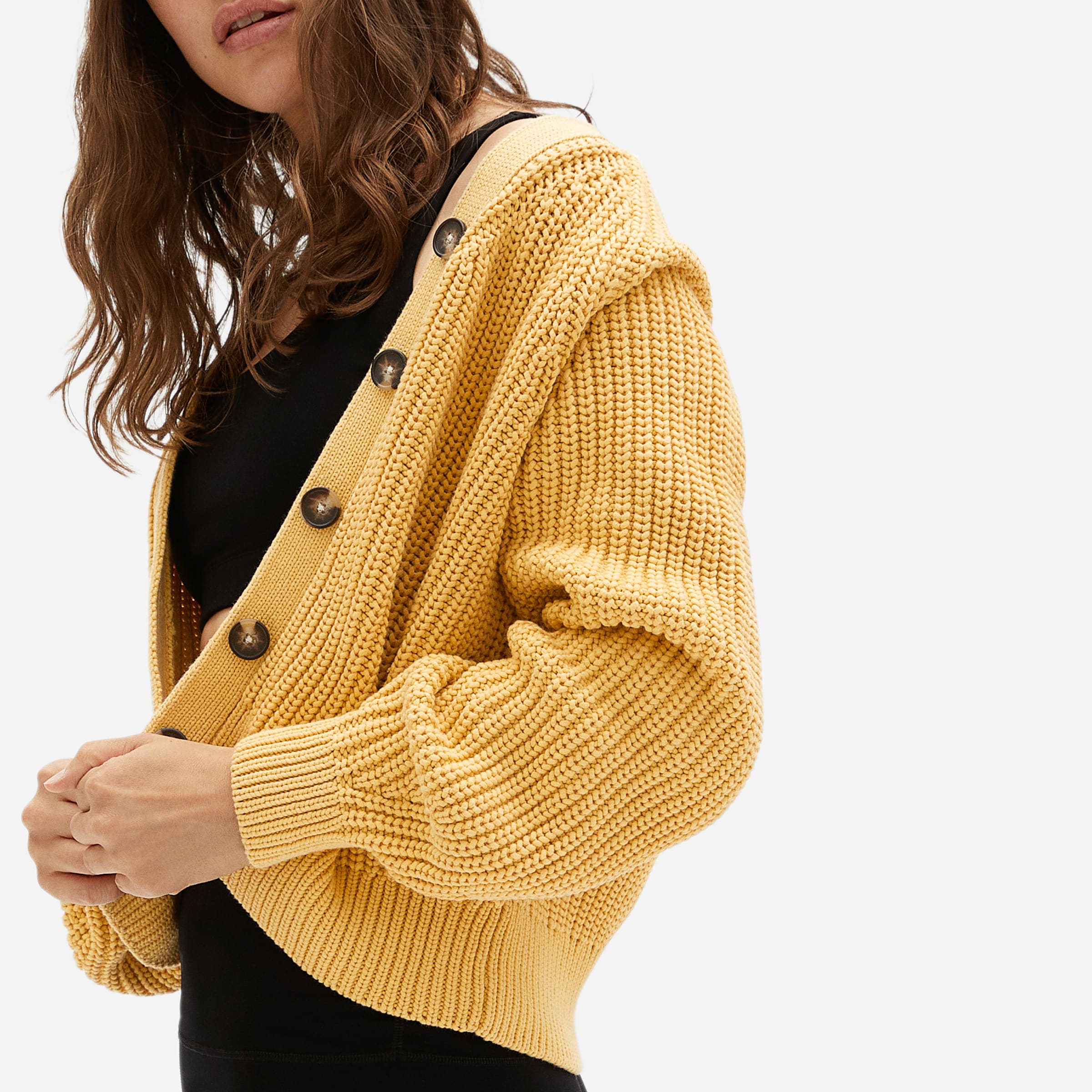 The texture cotton cardigan clearance
