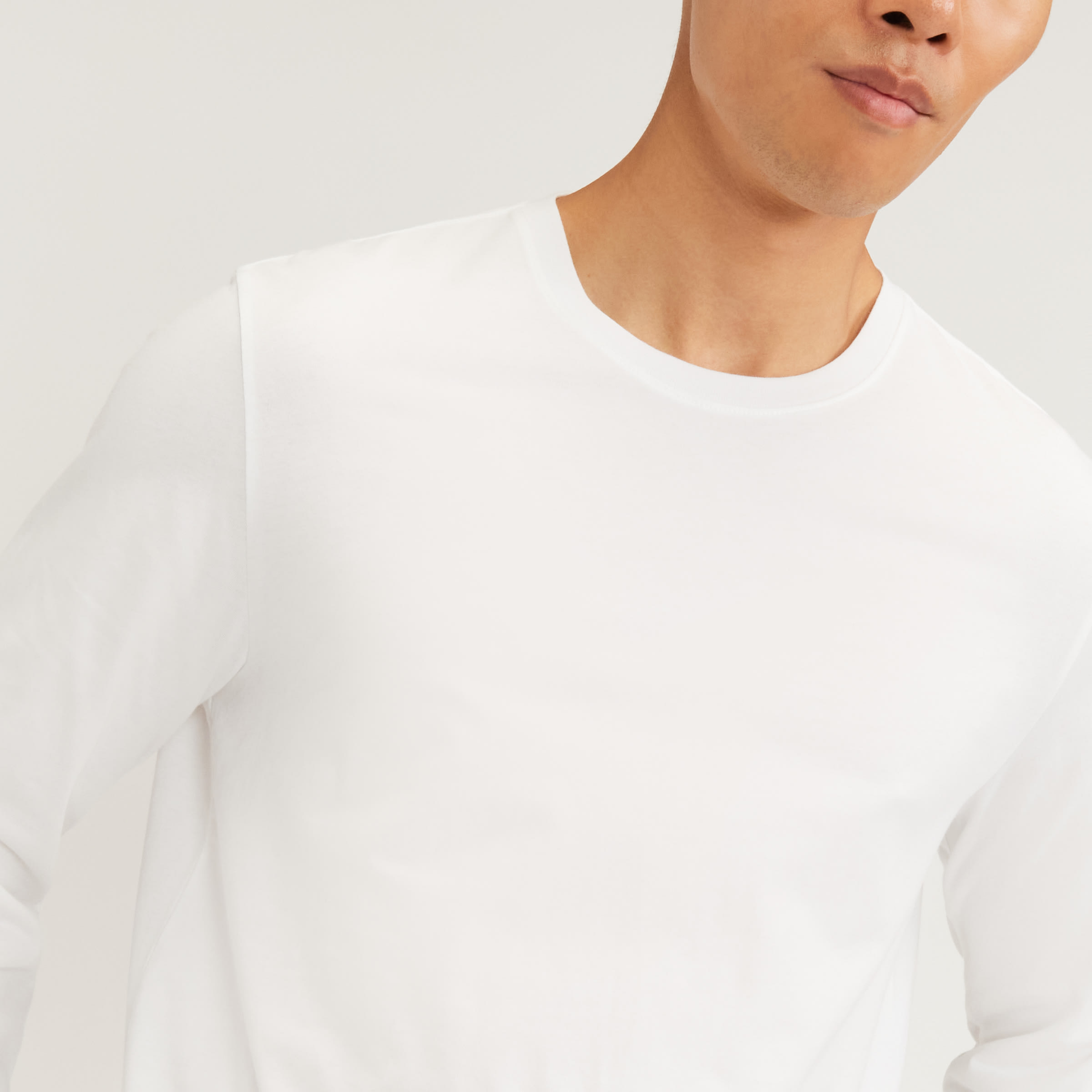The Perfect Long Sleeve Tee - White