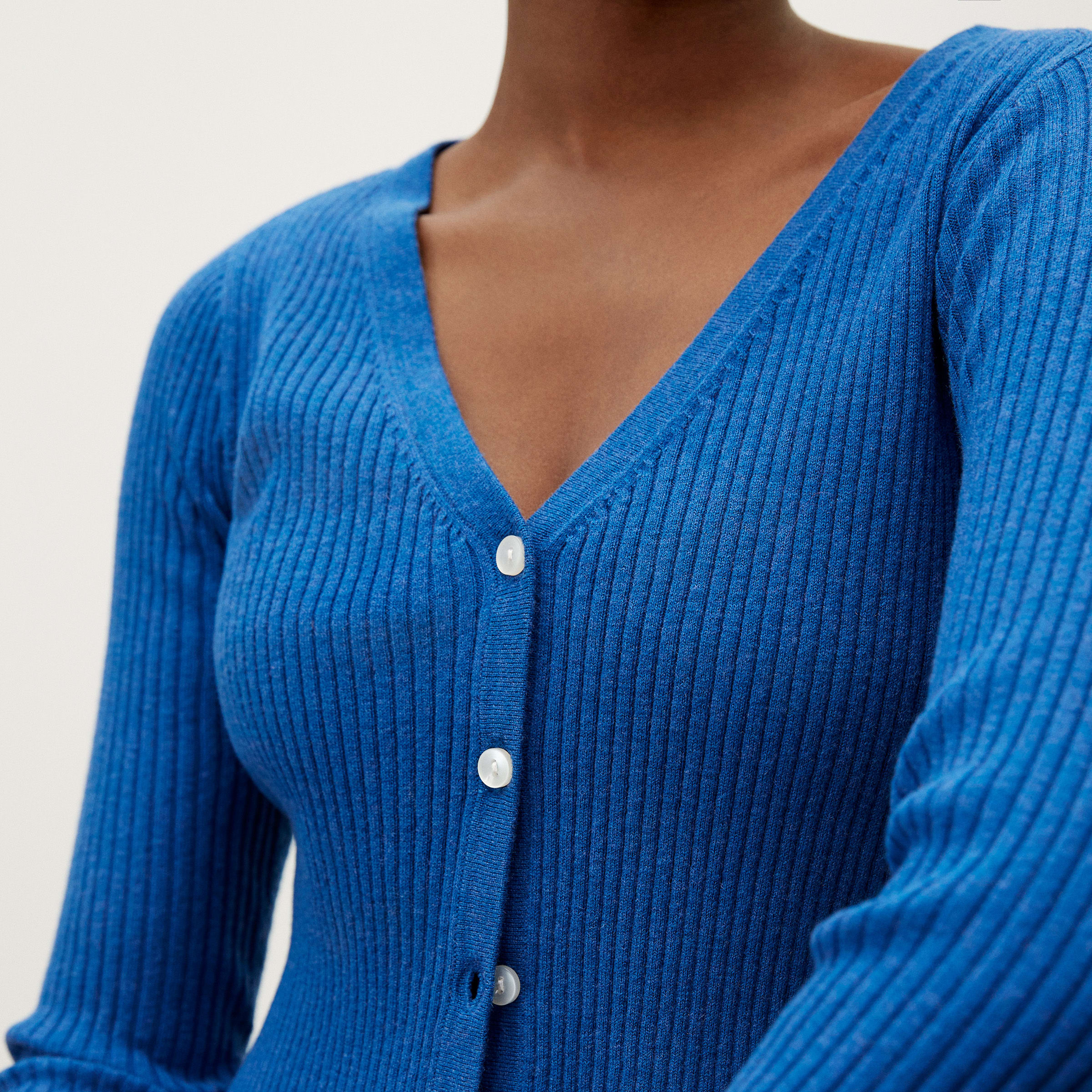 Merino cropped cardigan clearance