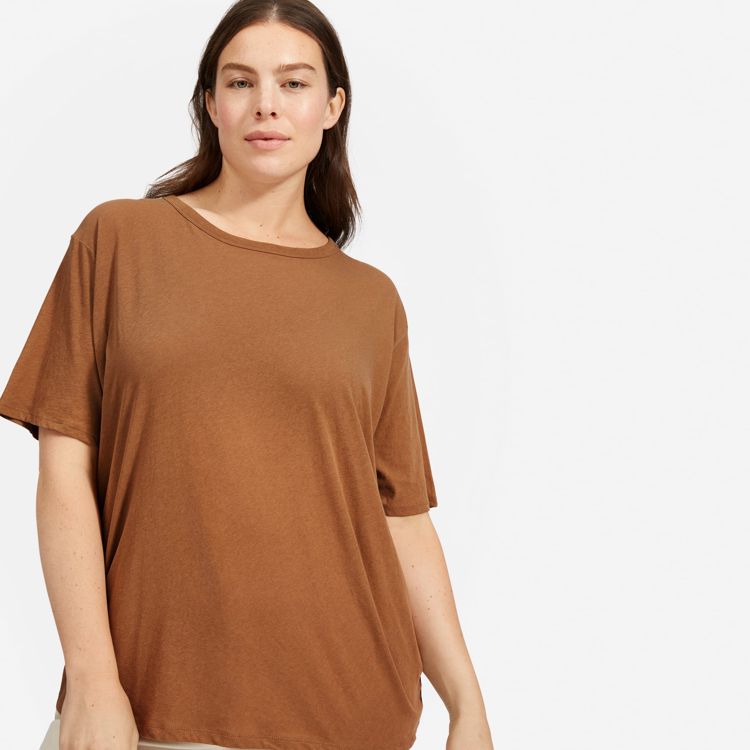 The Air Oversized Crew Tee Toasted 
