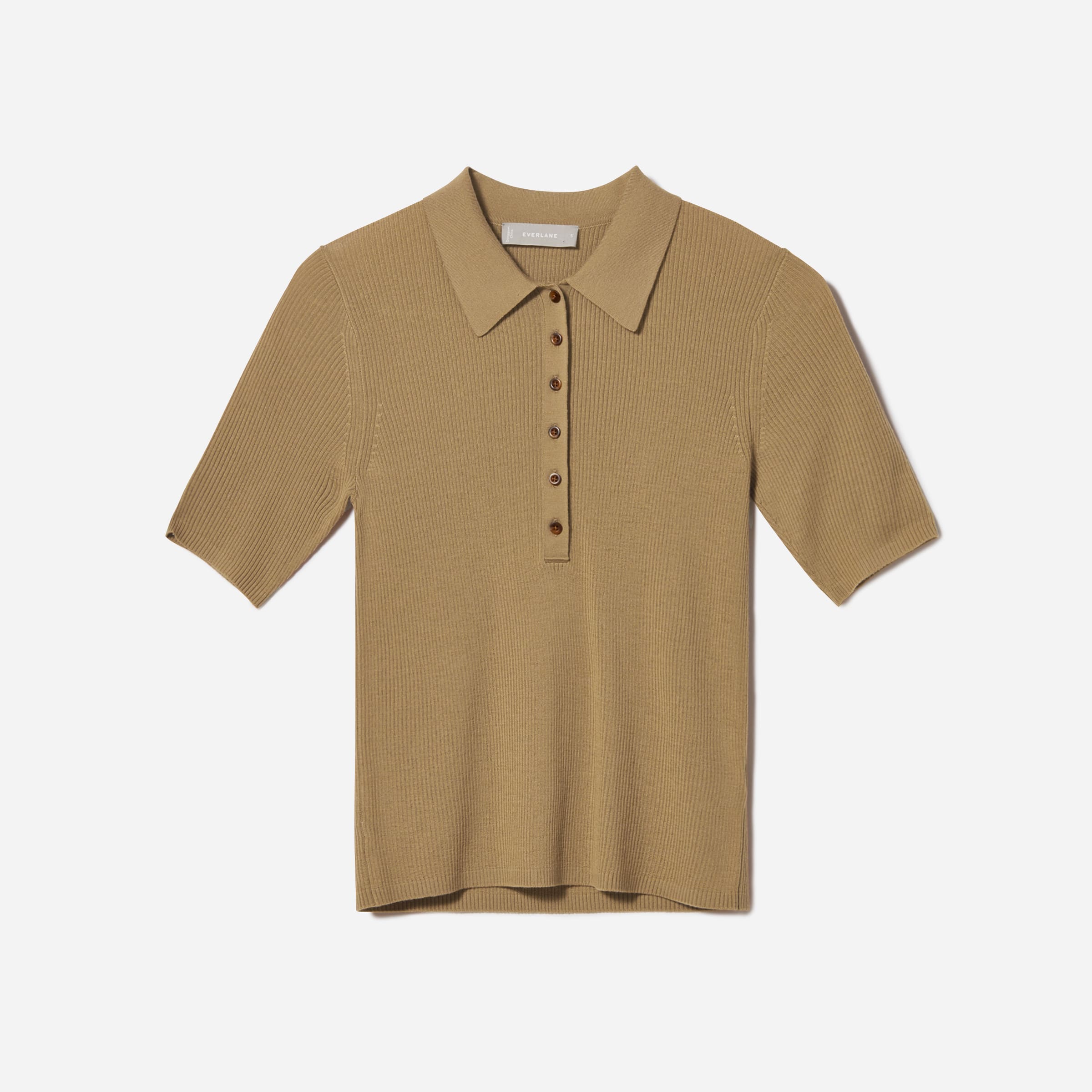 The Italian Merino Rib Polo Everlane