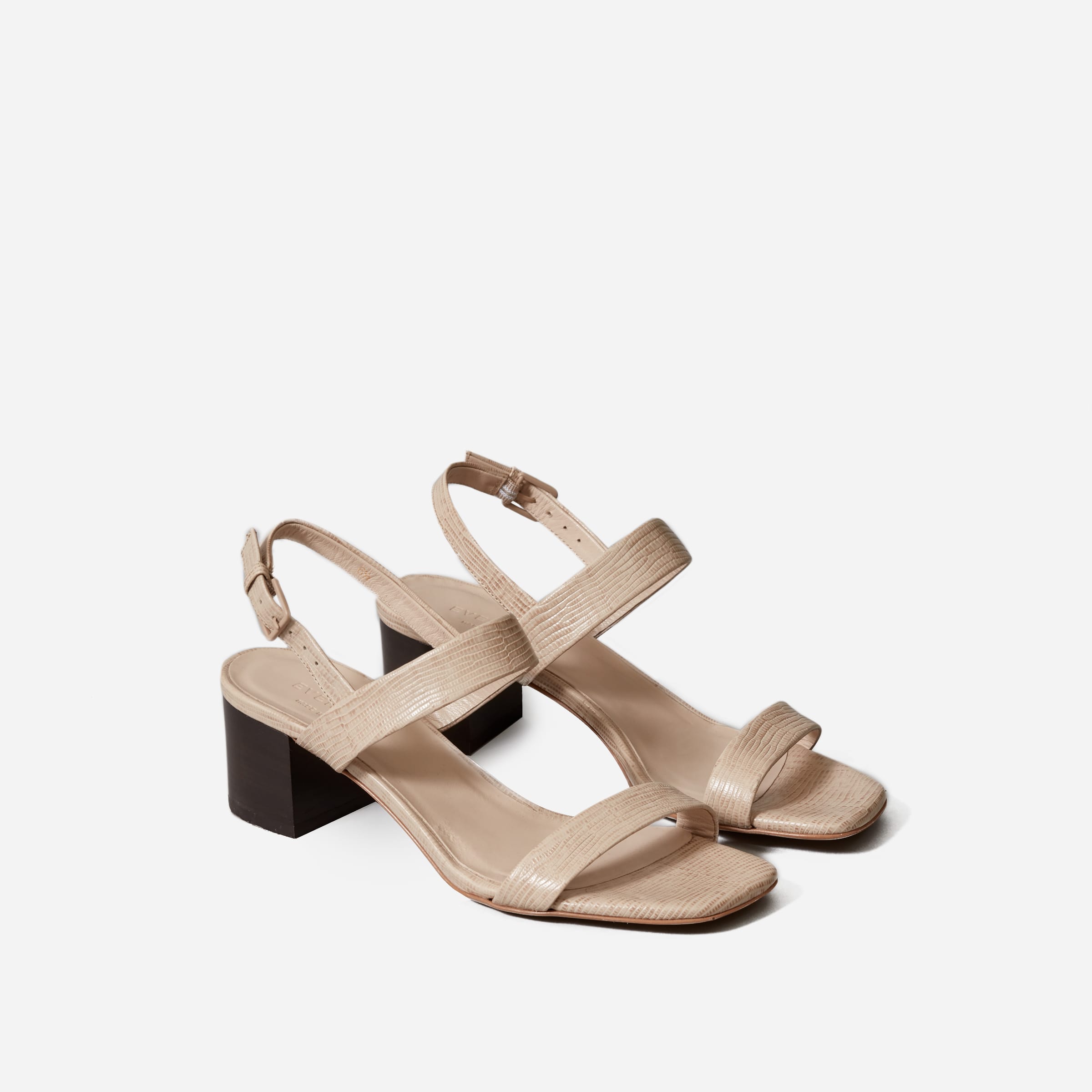 Deltan Frankie Molded Block Heel Sandals