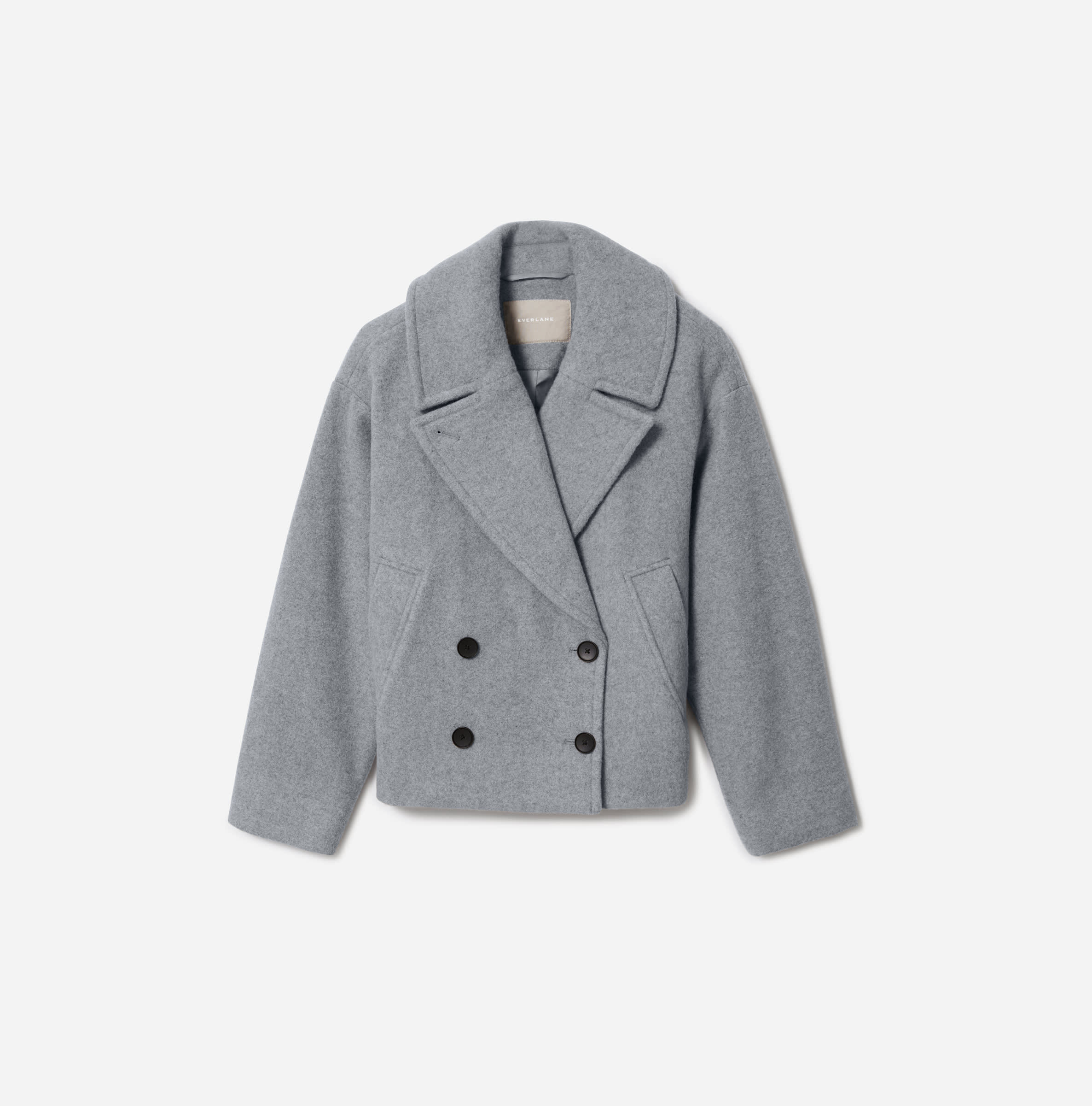 The ReWool Peacoat Heathered Cool Grey Everlane