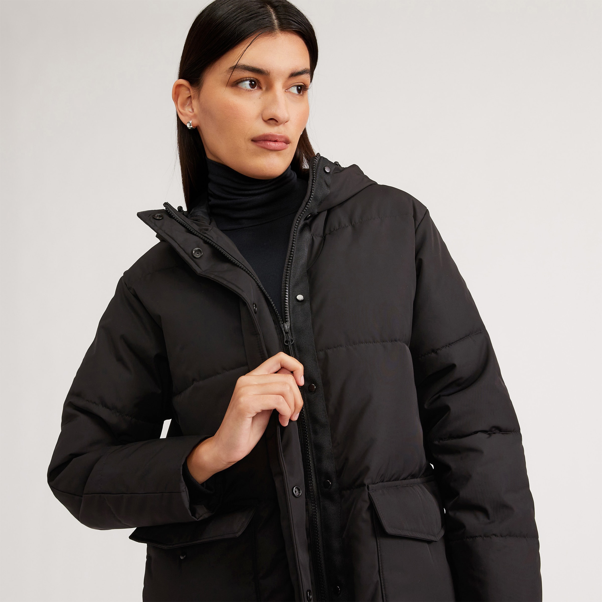 Everlane Winter Coat Collection Review - an indigo day