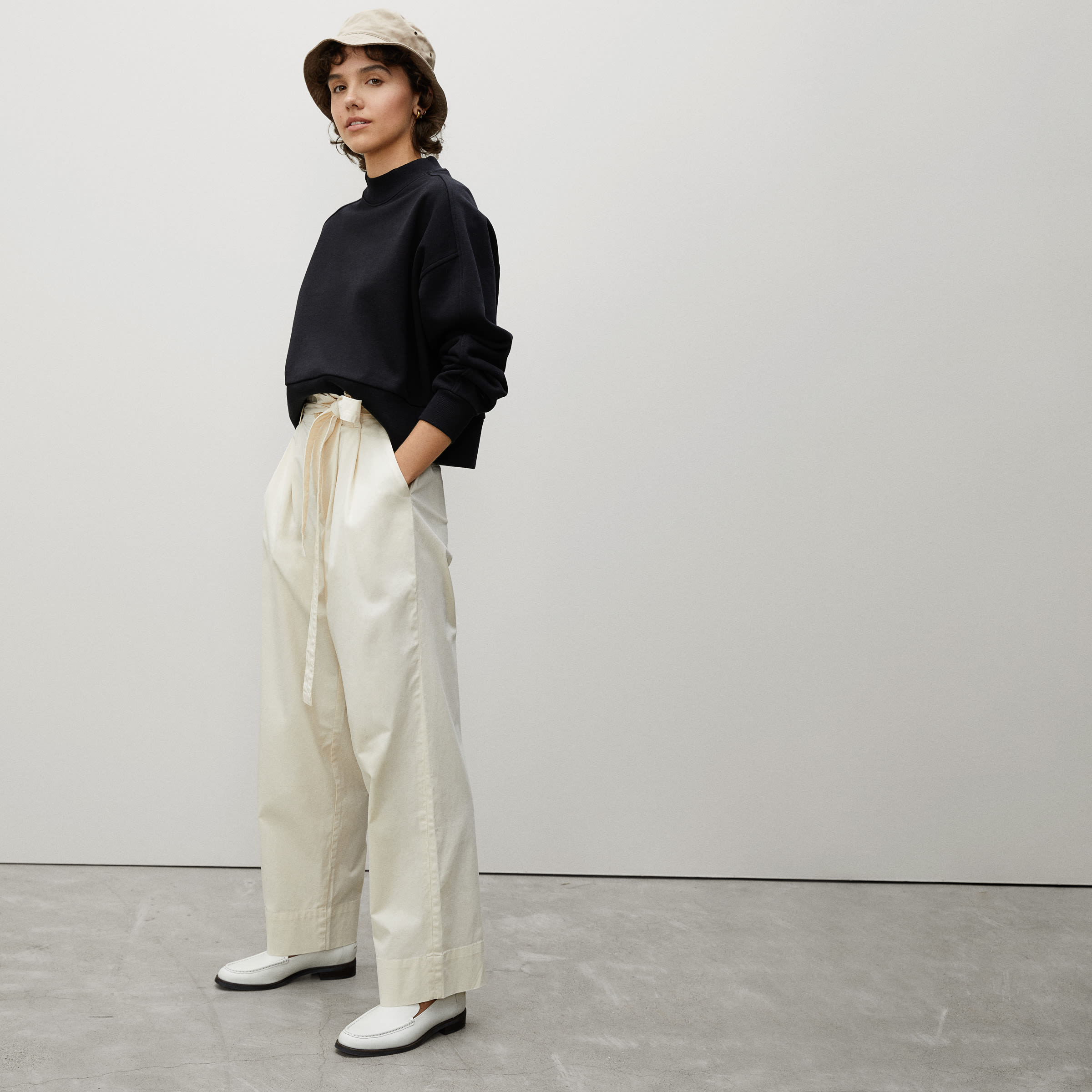 The Track Cropped Sweatshirt
