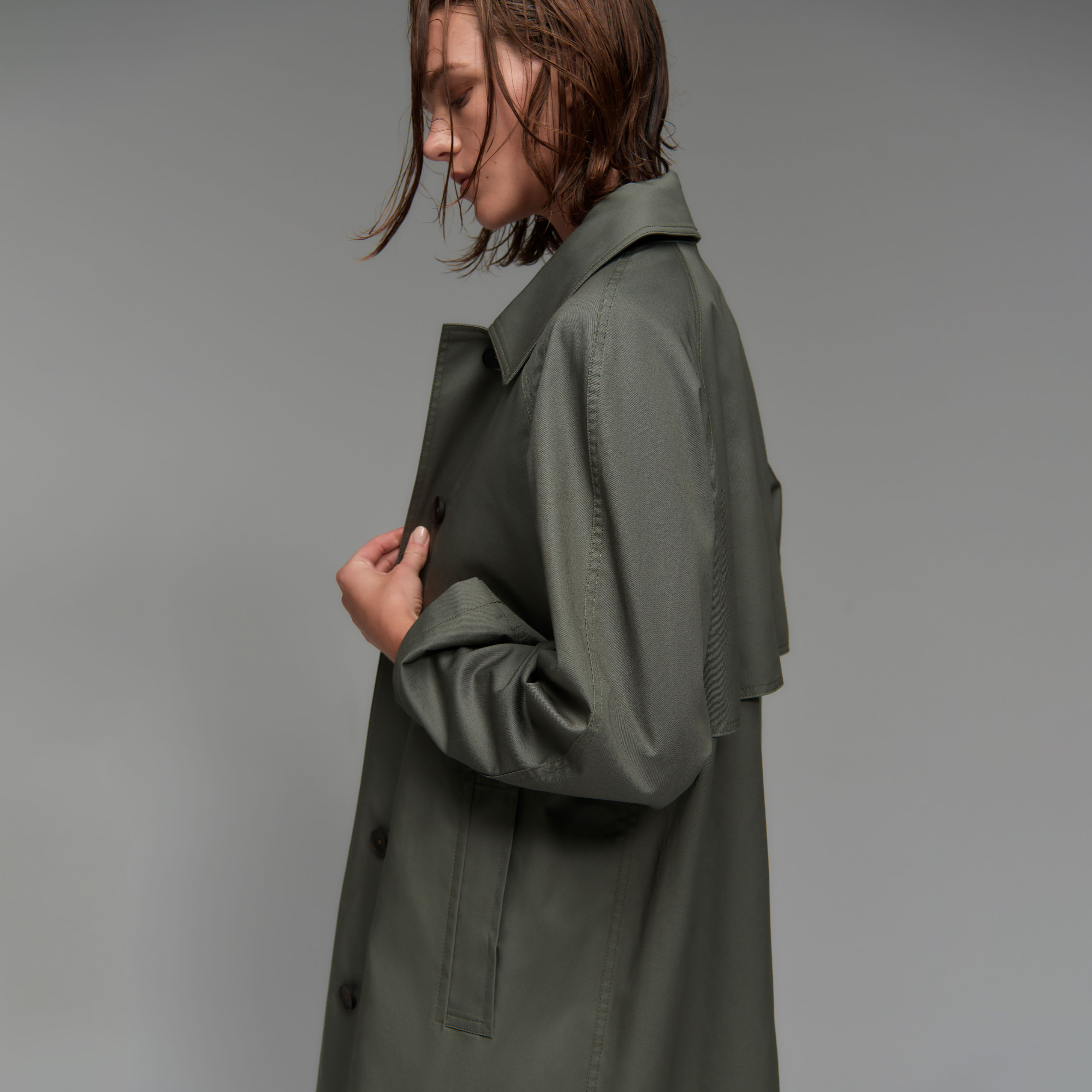 Green clearance mac coat