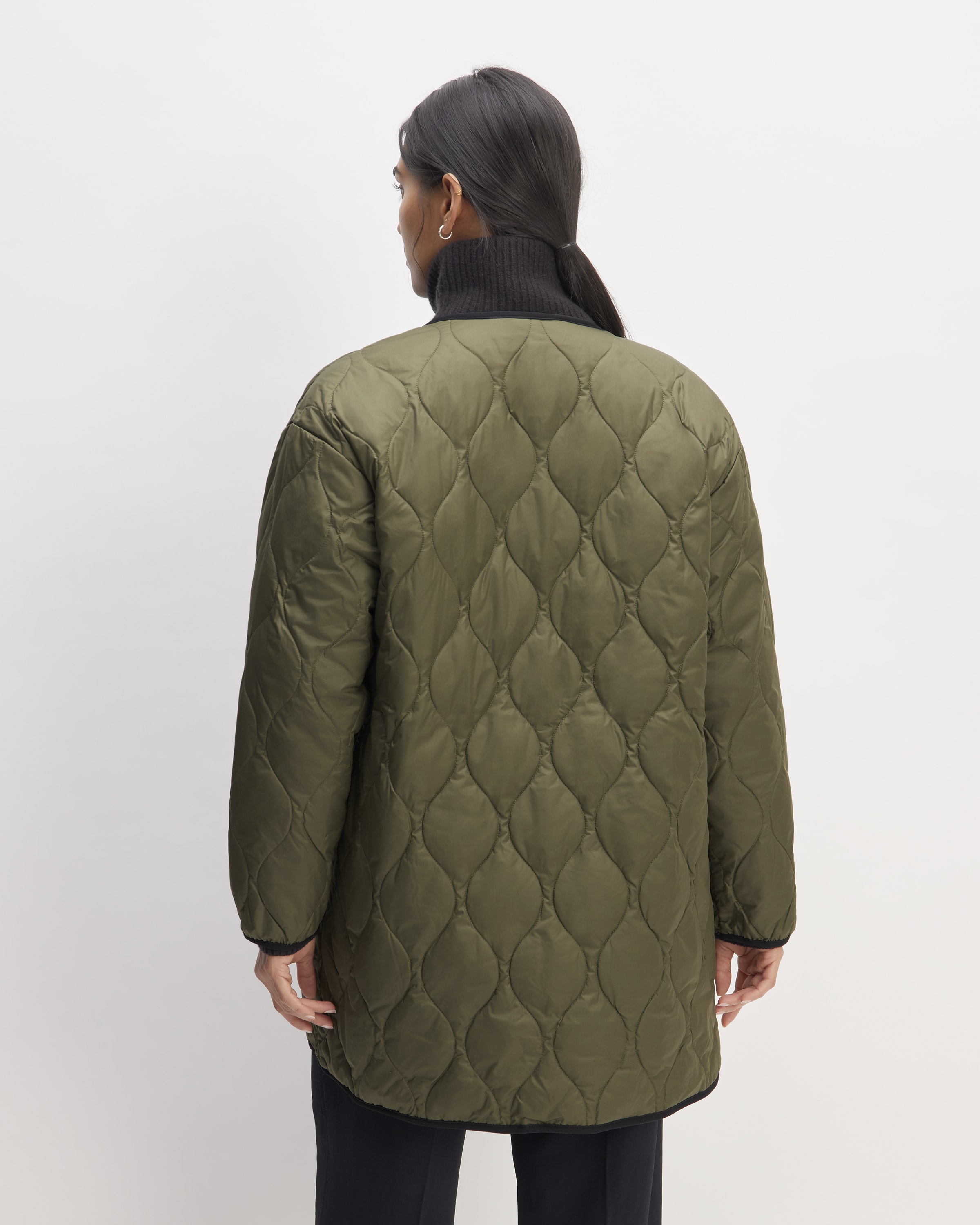 Madewell quilted military coat hot sale