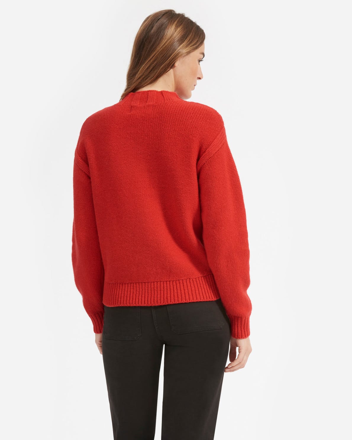 everlane cable knit sweater
