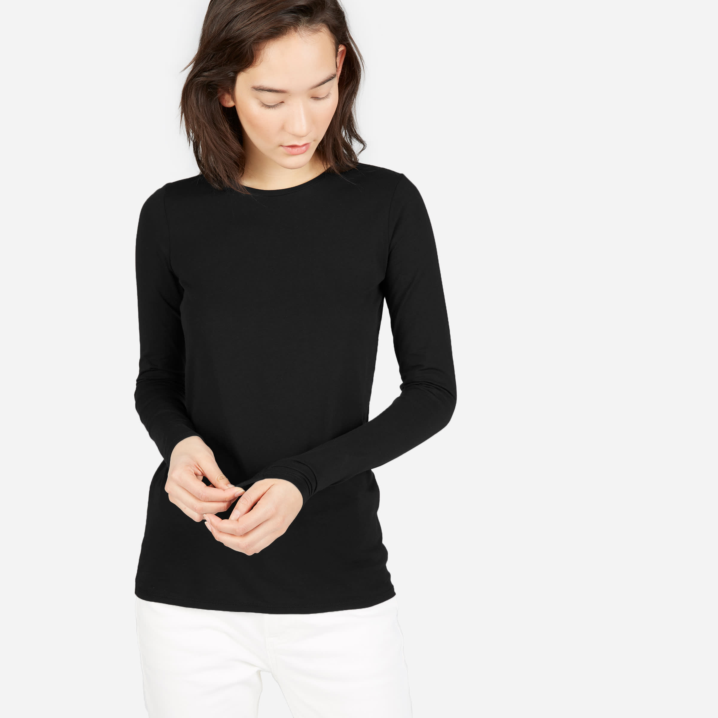 Everlane long sleeve tee