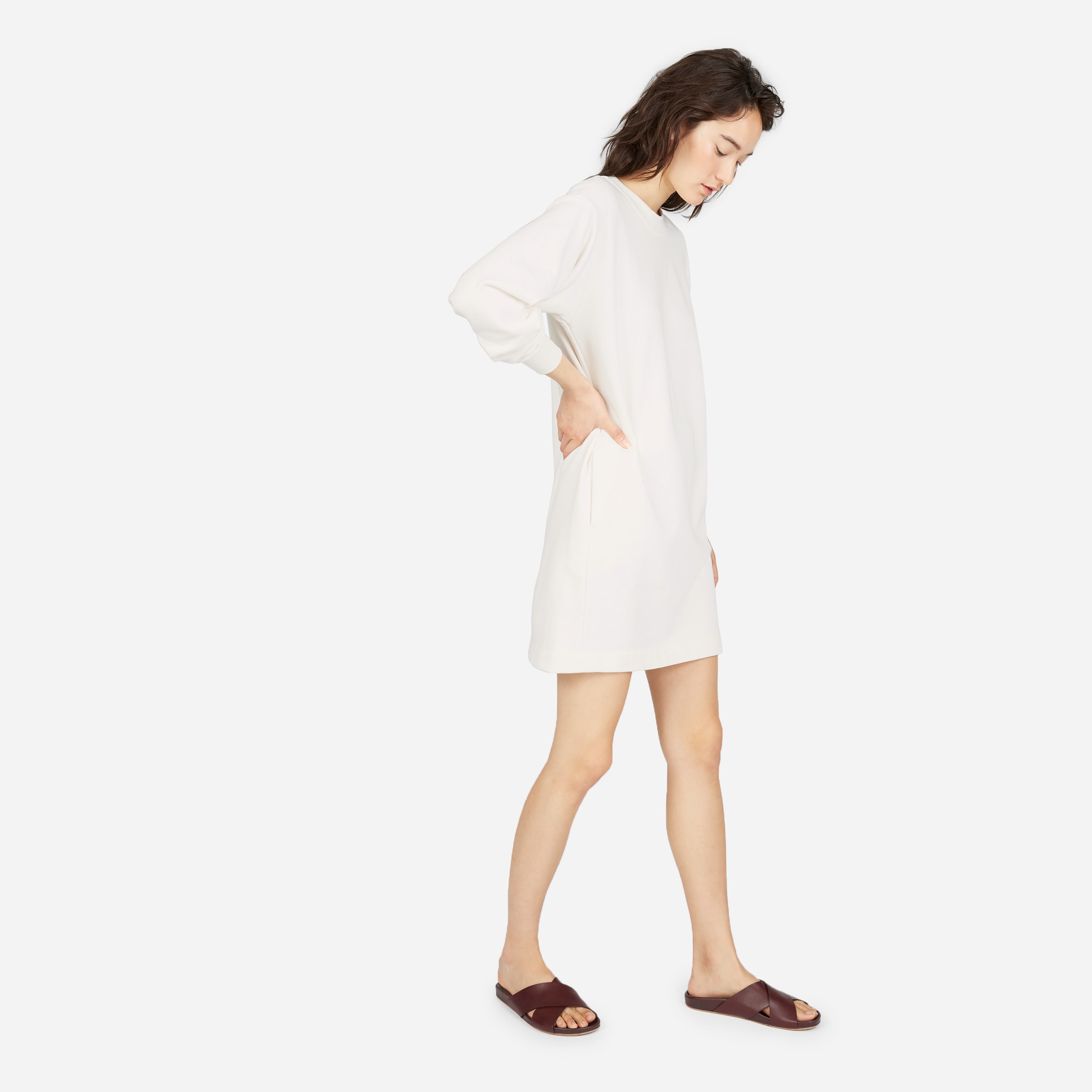 Everlane sweatshirt dress clearance