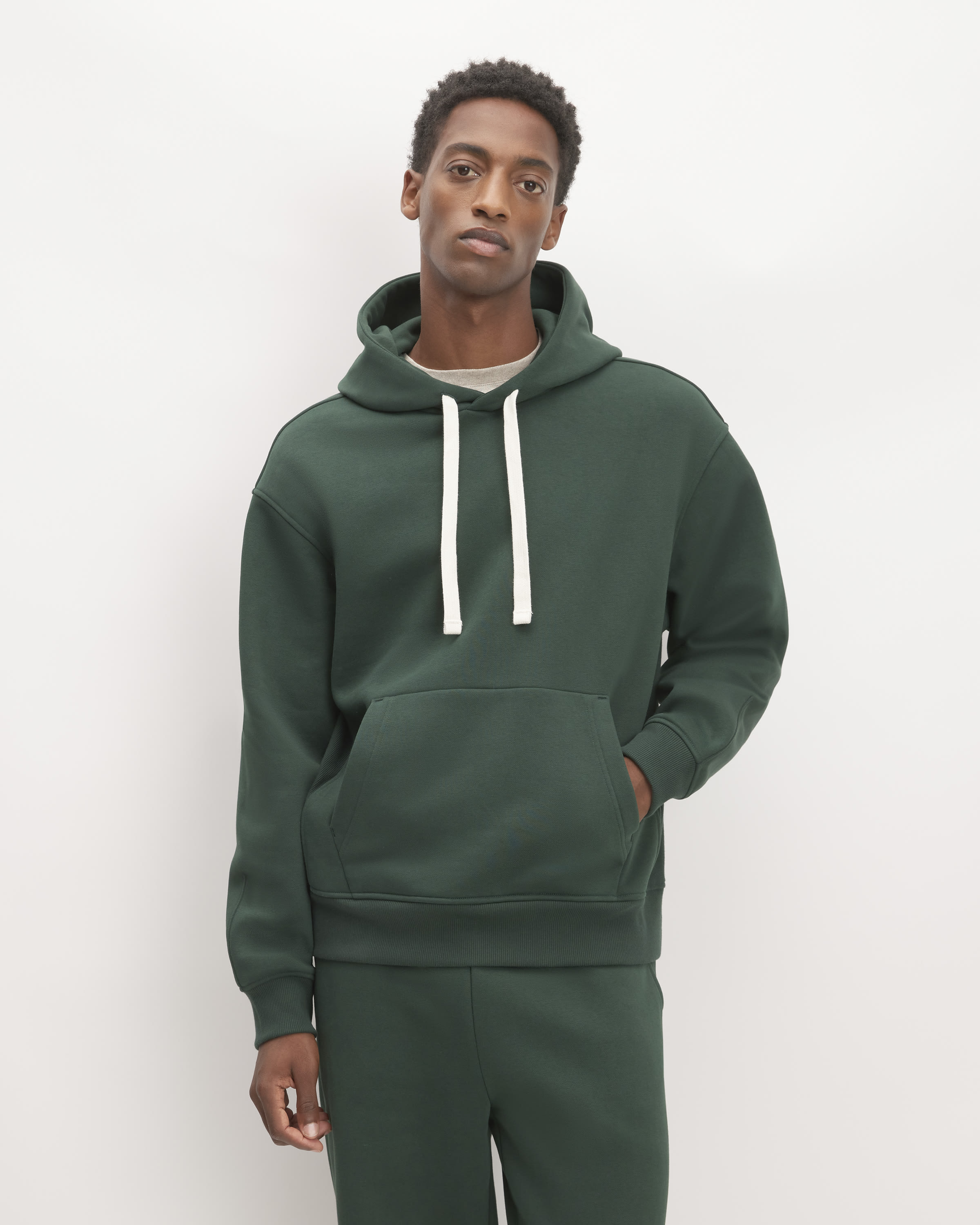 The ReTrack Hoodie Black Everlane