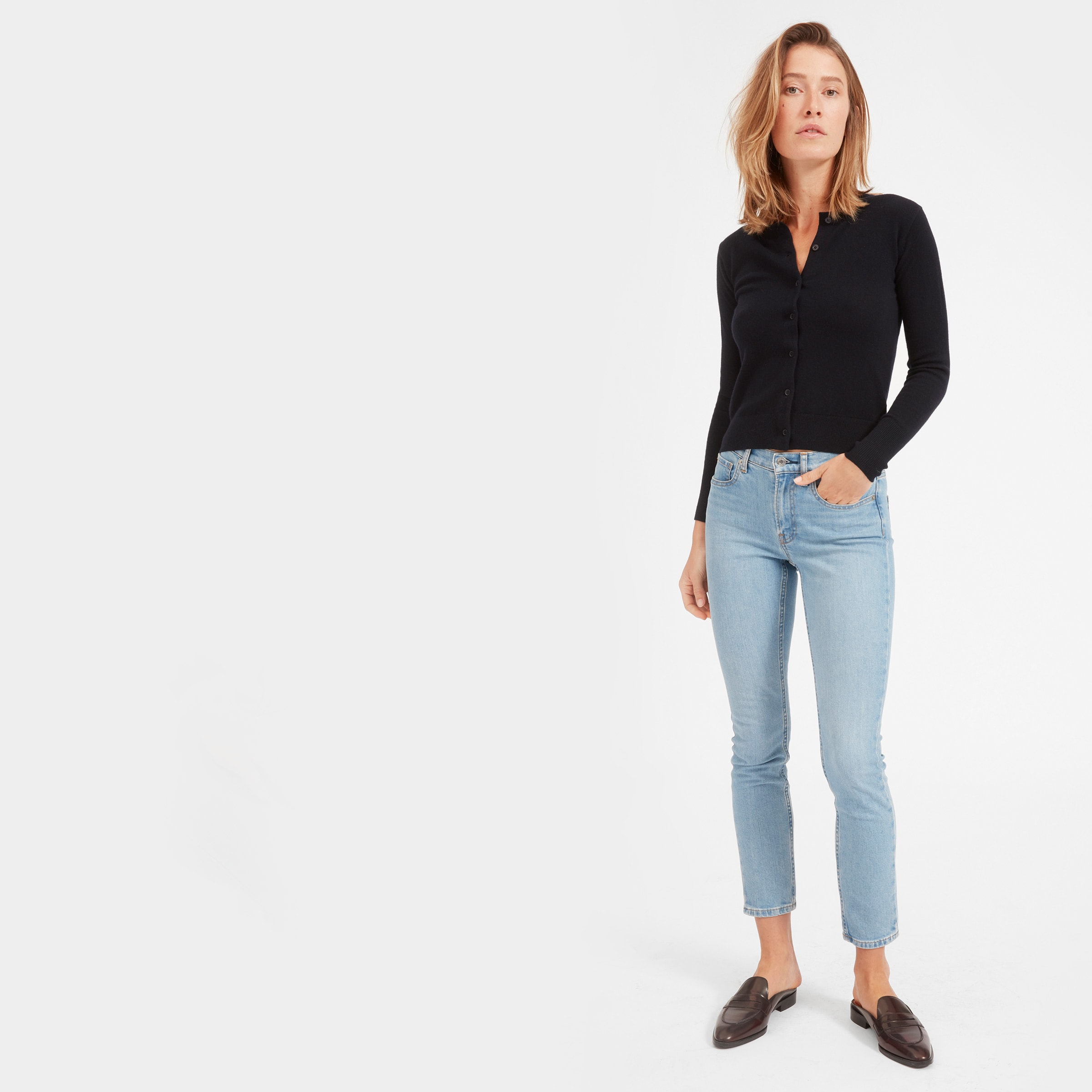 everlane mid rise skinny