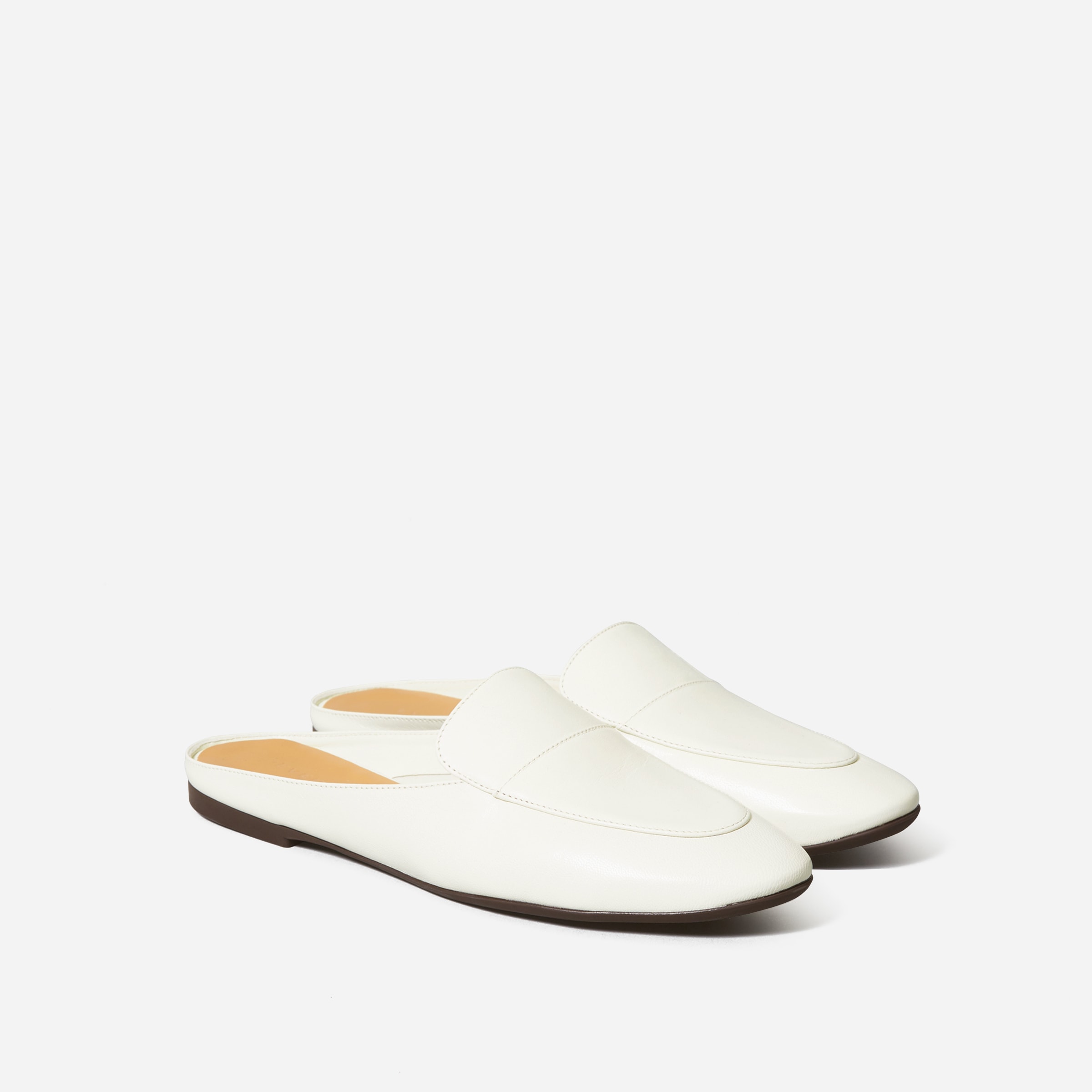 Cream discount mule loafers