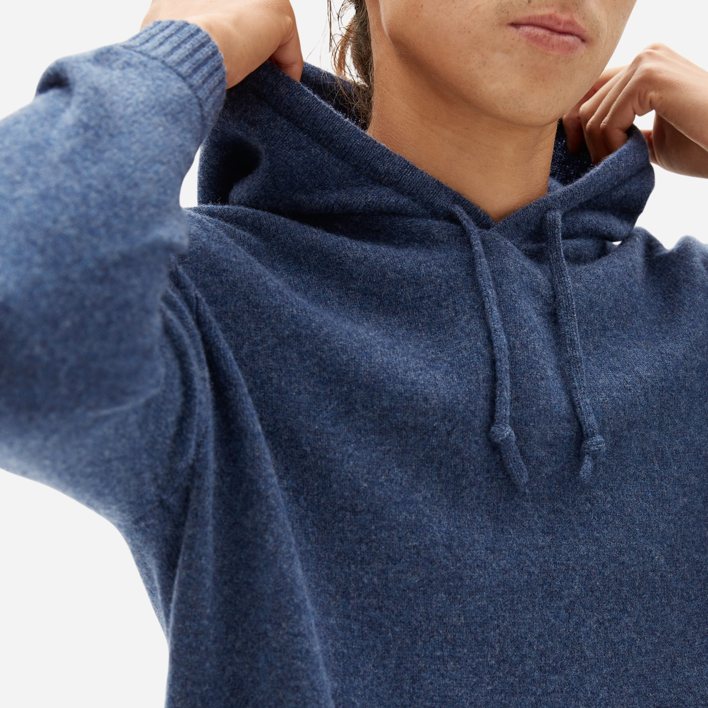 Felted wool hoodie sales