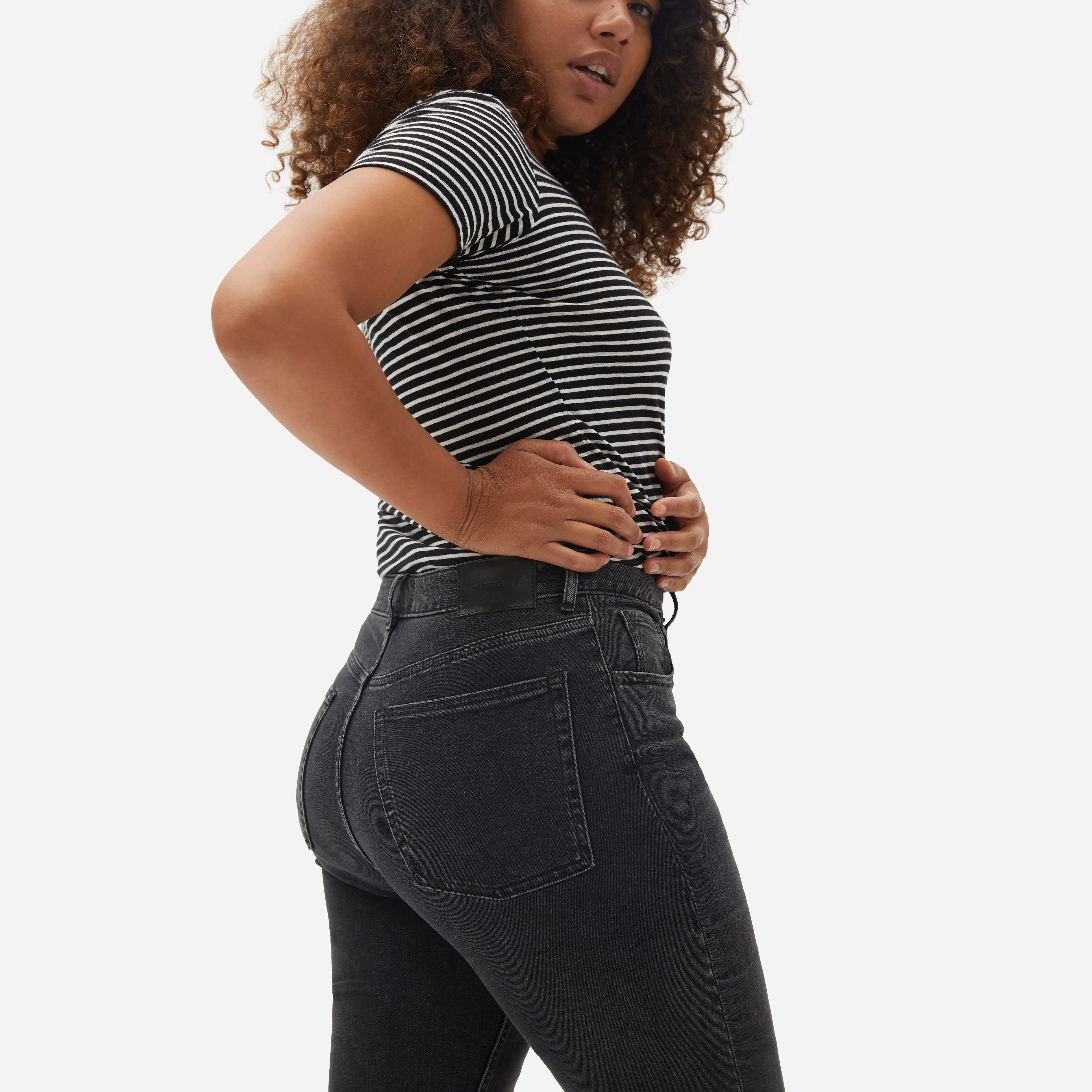 The Cheeky® Jean Washed Black – Everlane