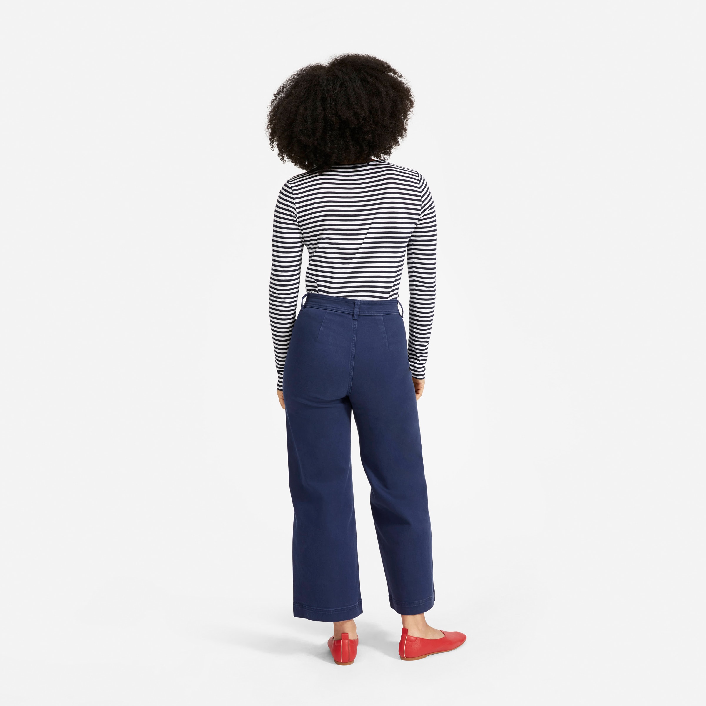The Wide-Leg Crop Patch Pocket Pant 