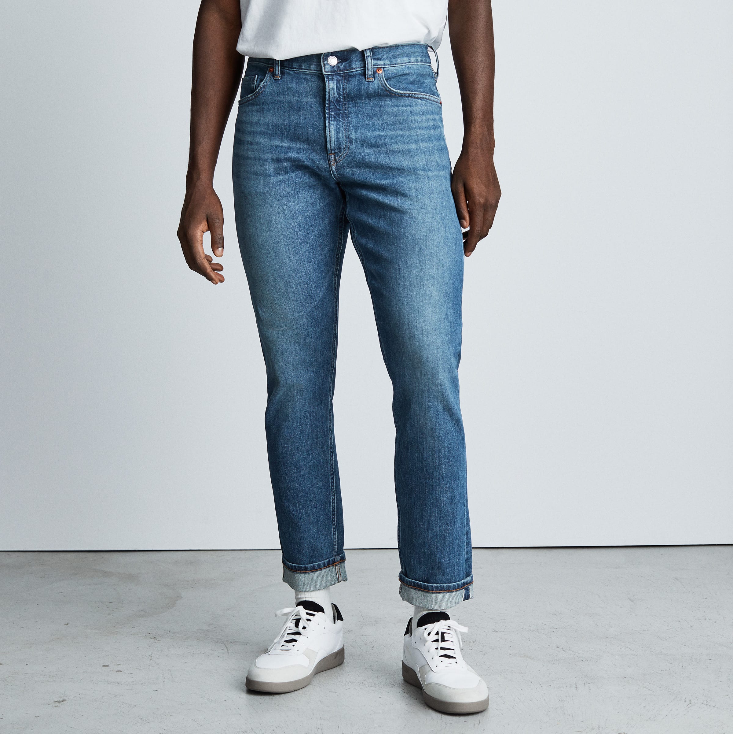 The Selvedge Slim Fit Jean Mid Indigo 