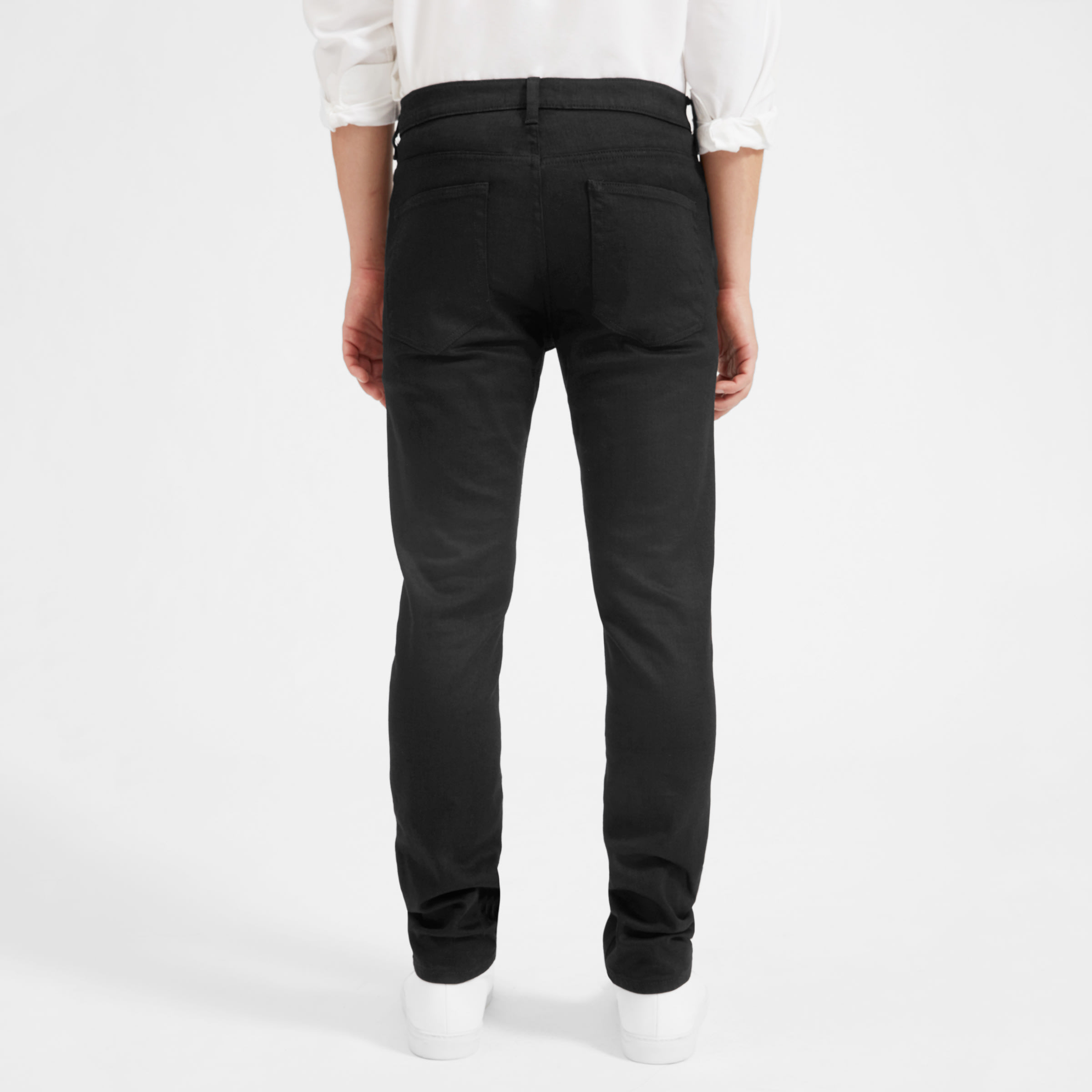 slim fit black jeans