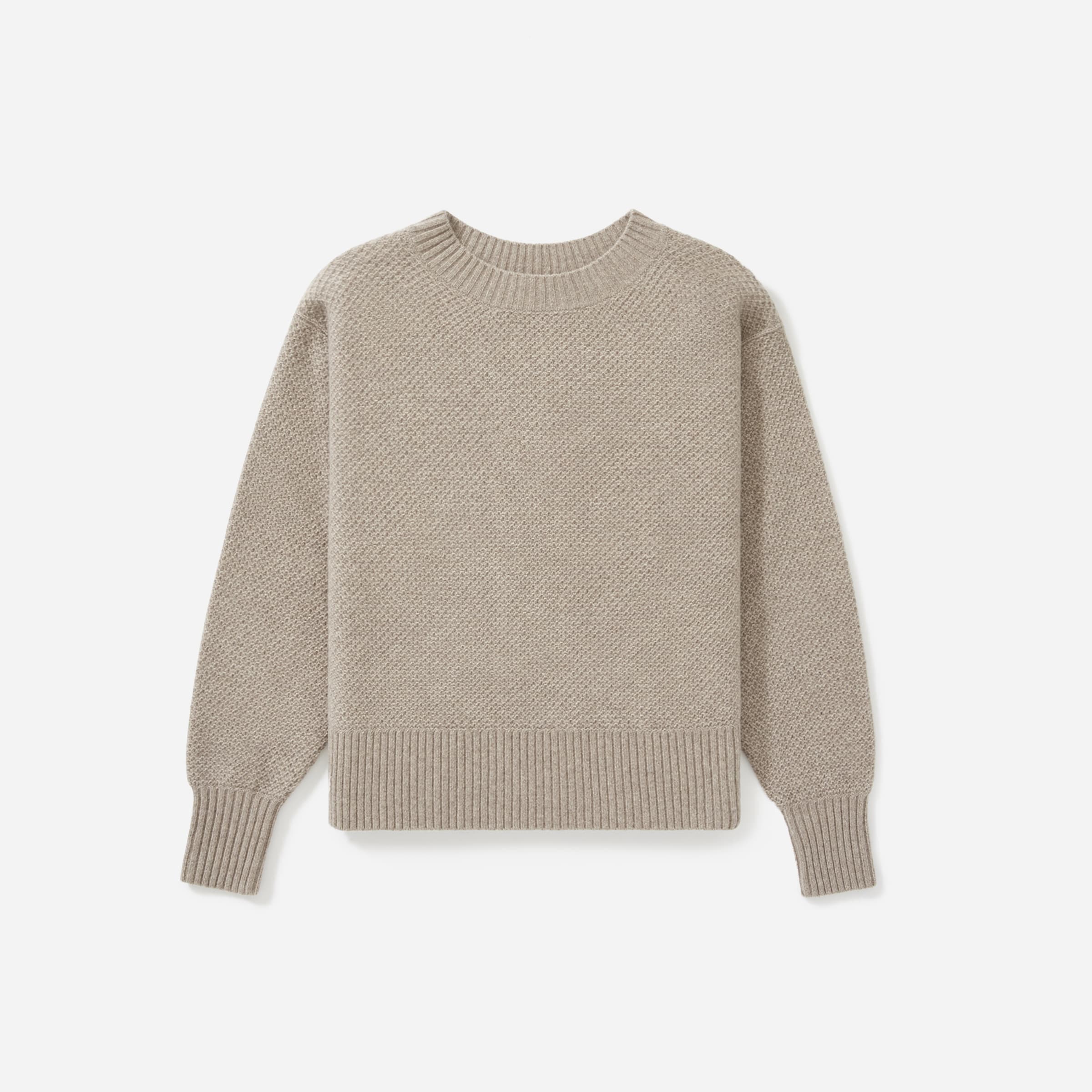 ReCashmere Stroopwafel Crew Heathered 