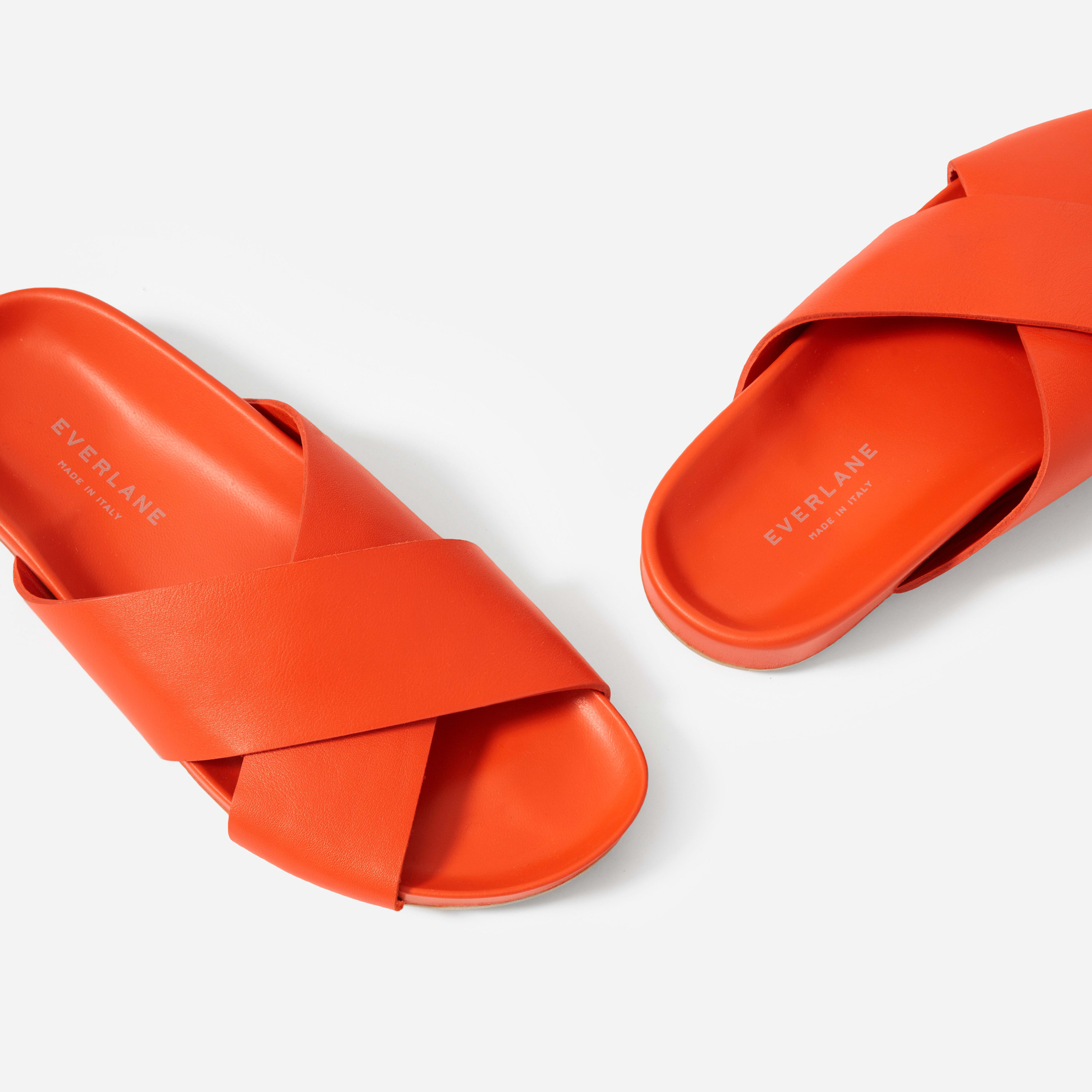 The Form Crossover Sandal Paprika Everlane