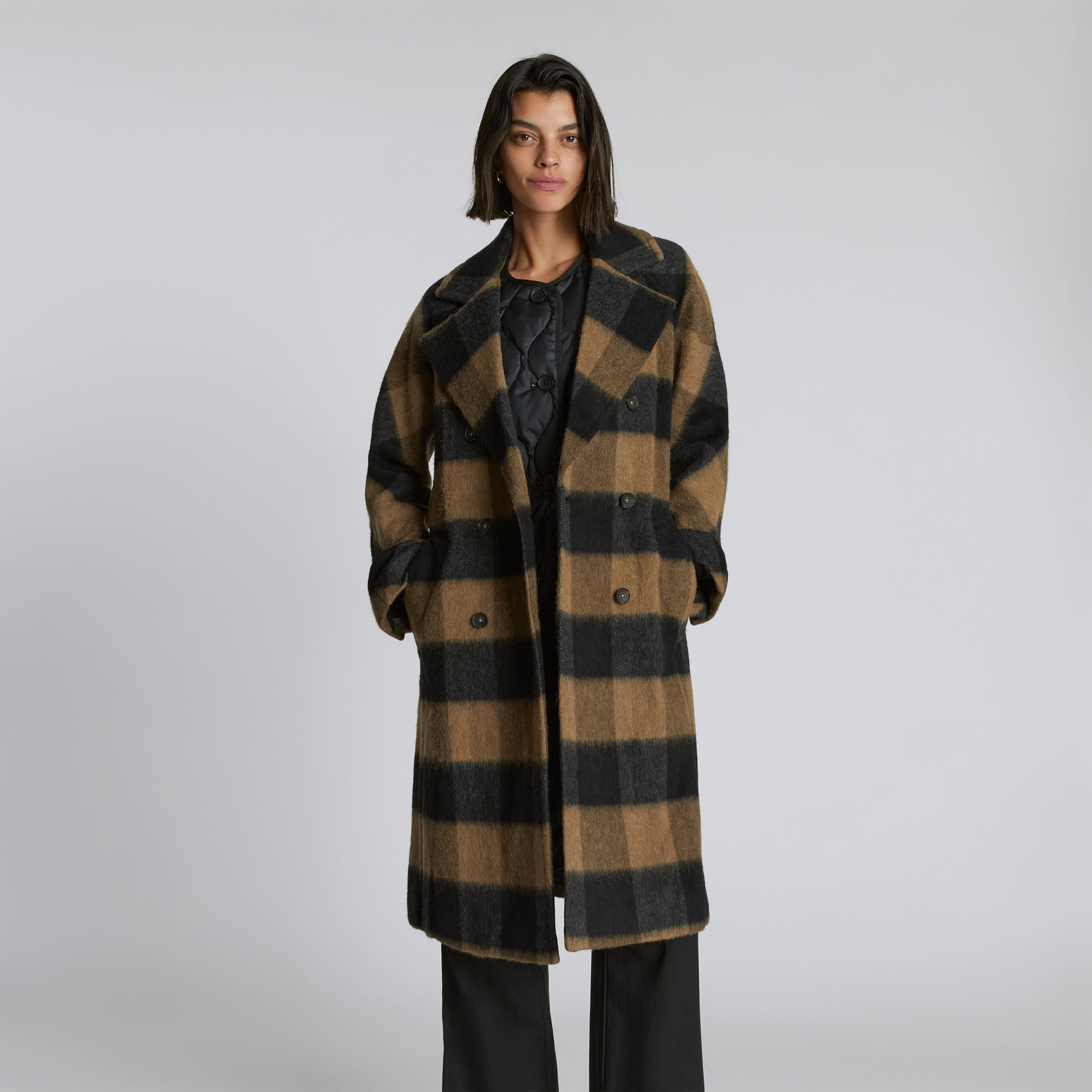 Buffalo discount plaid peacoat