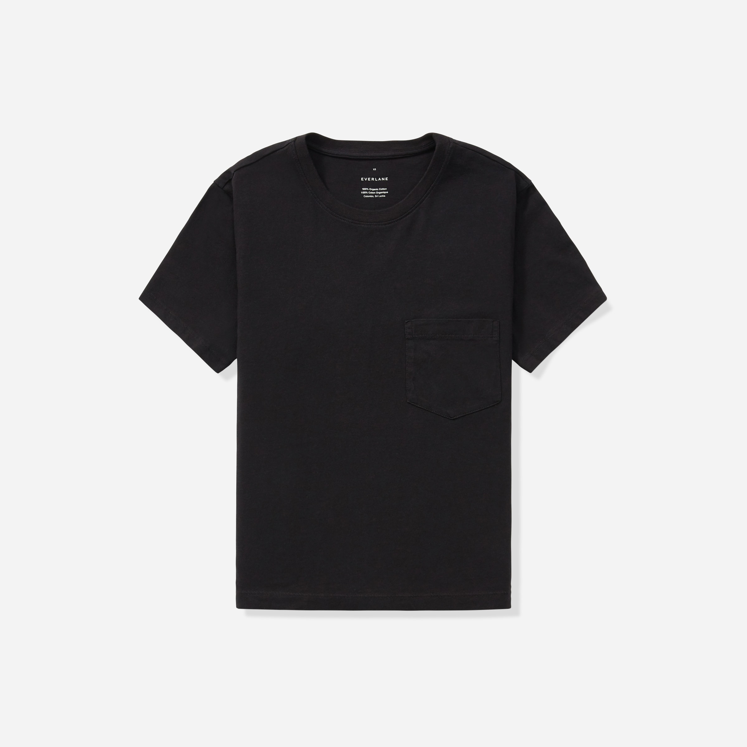 T-Shirt Men 100% Organic Cotton black