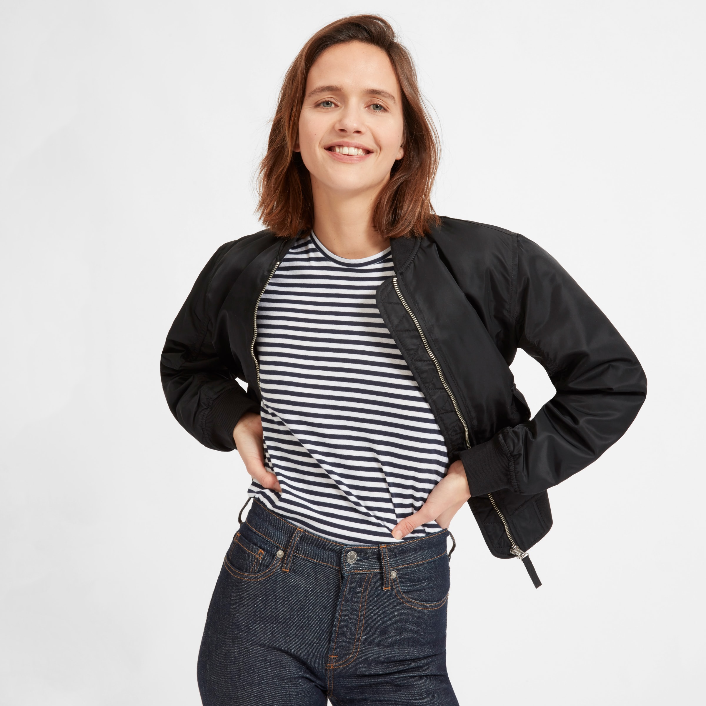 everlane striped shirt