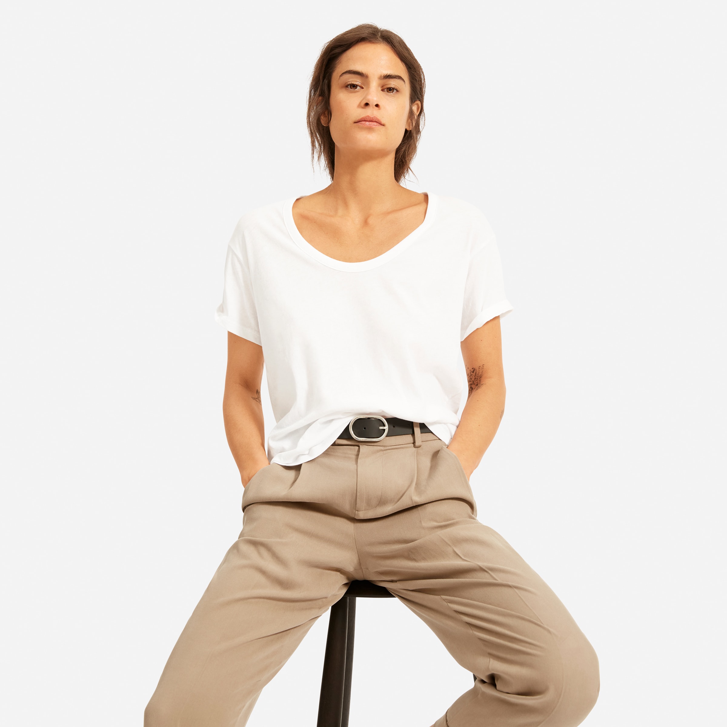Everlane scoop neck clearance