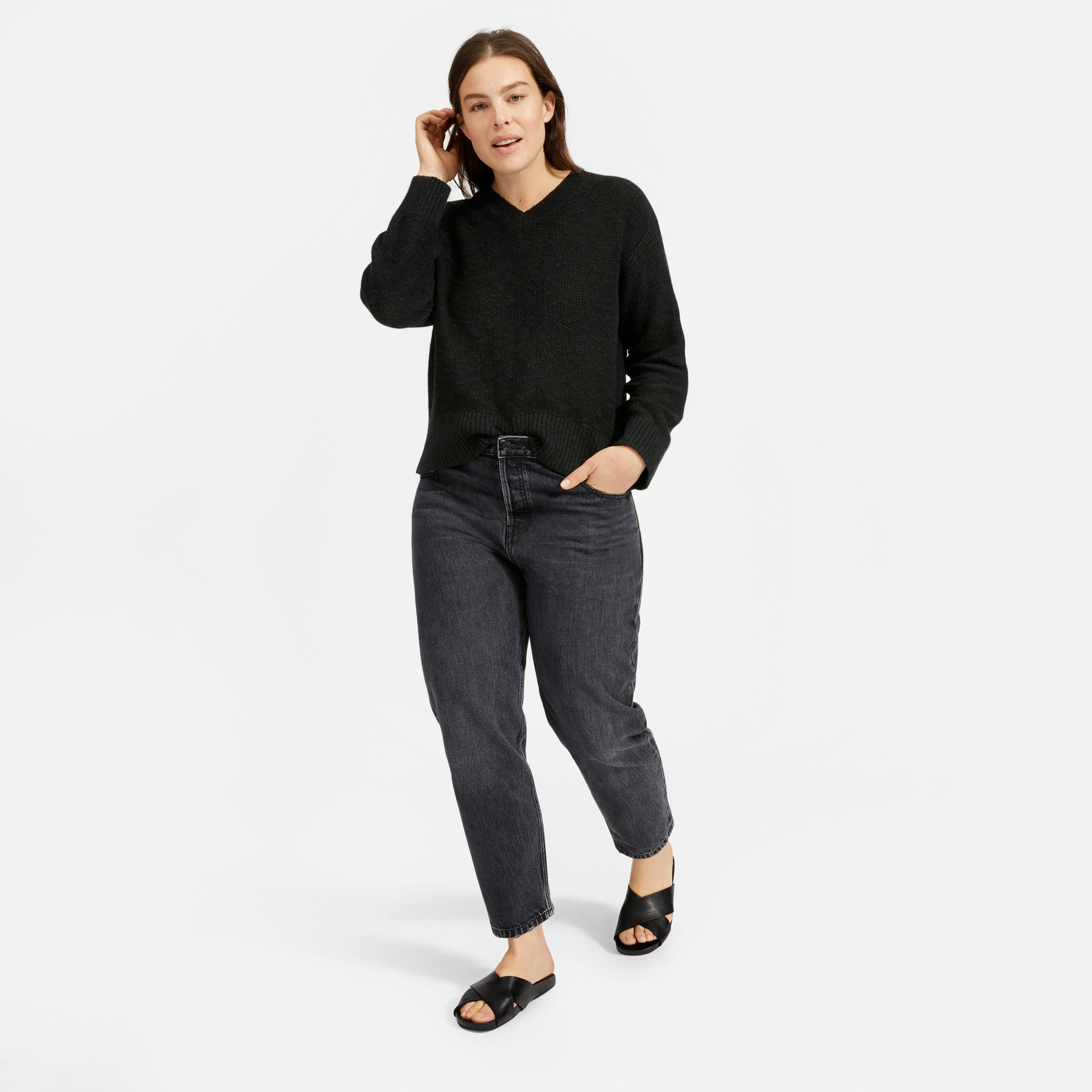 Everlane linen sweater best sale