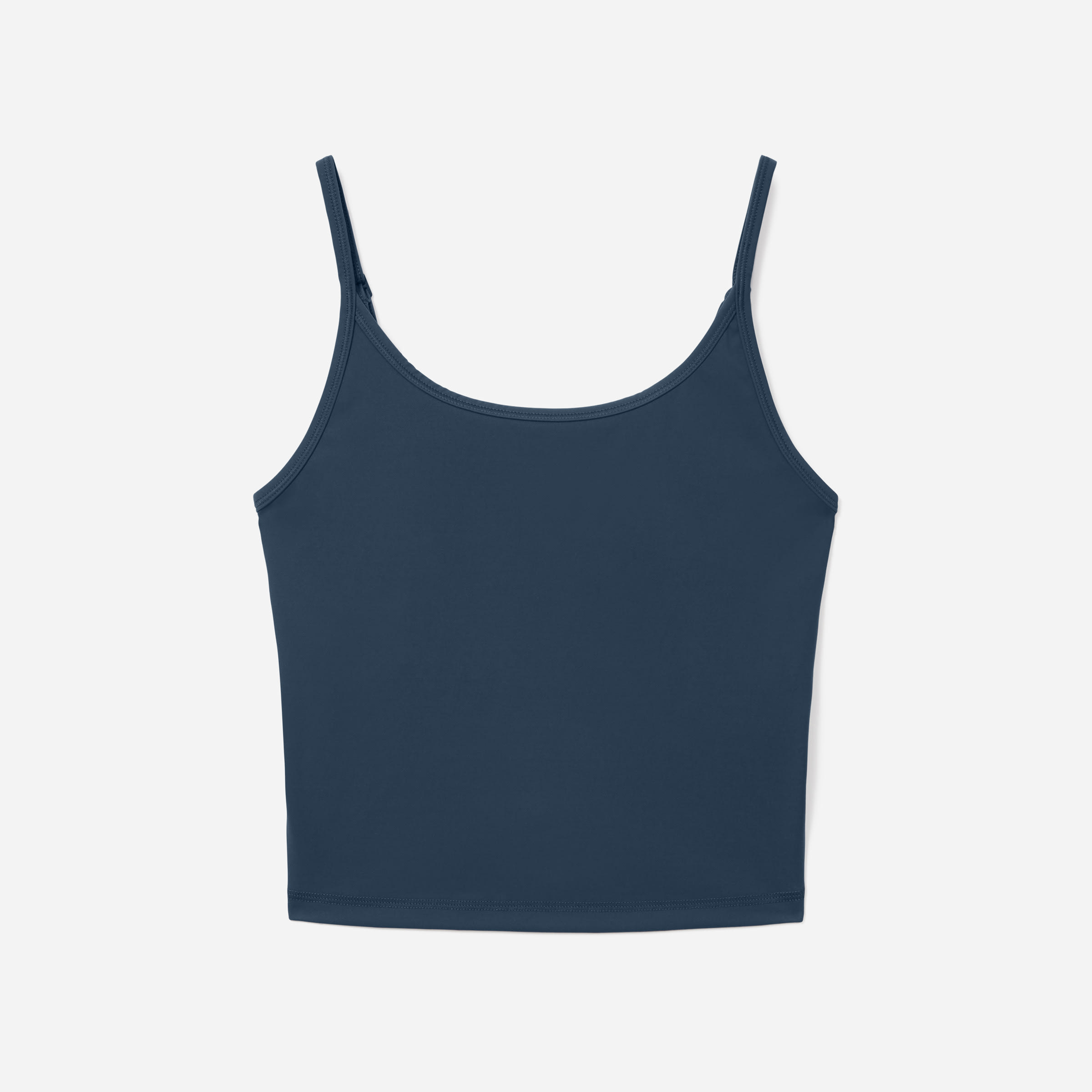 Everlane Womens L Blue Built-in Shelf Bra Sleeveless Perform Tank