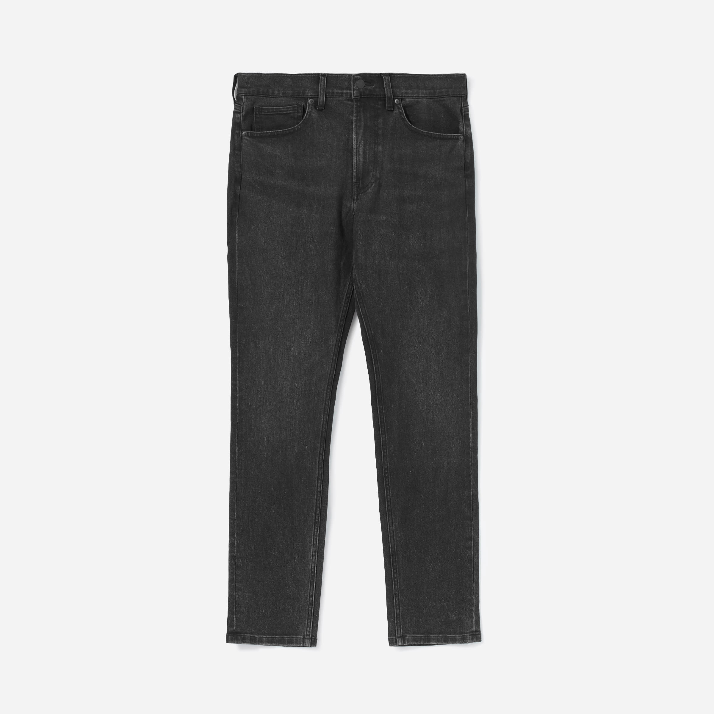 slim fit black denim jeans