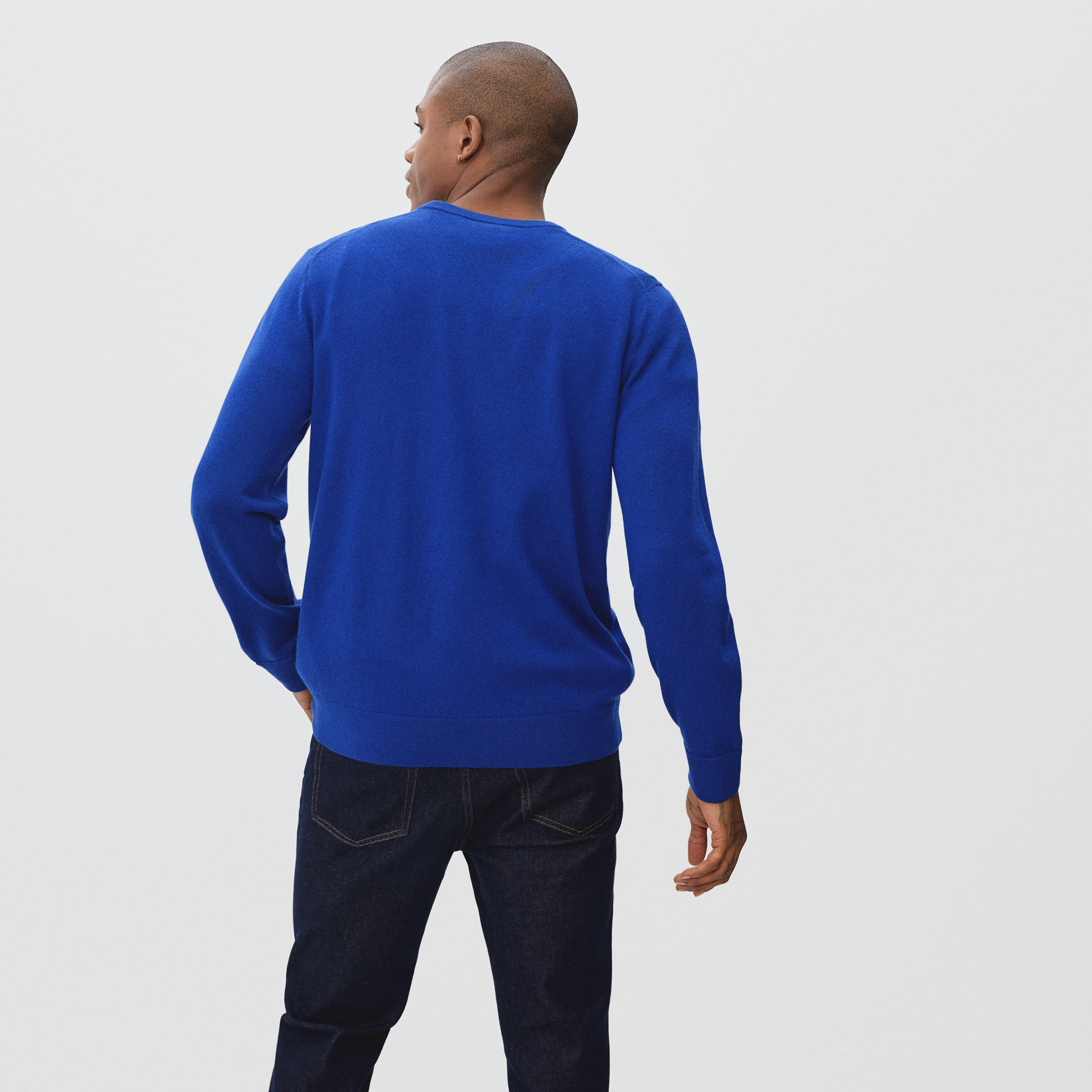 Cashmere Crew Lapis Blue – Everlane